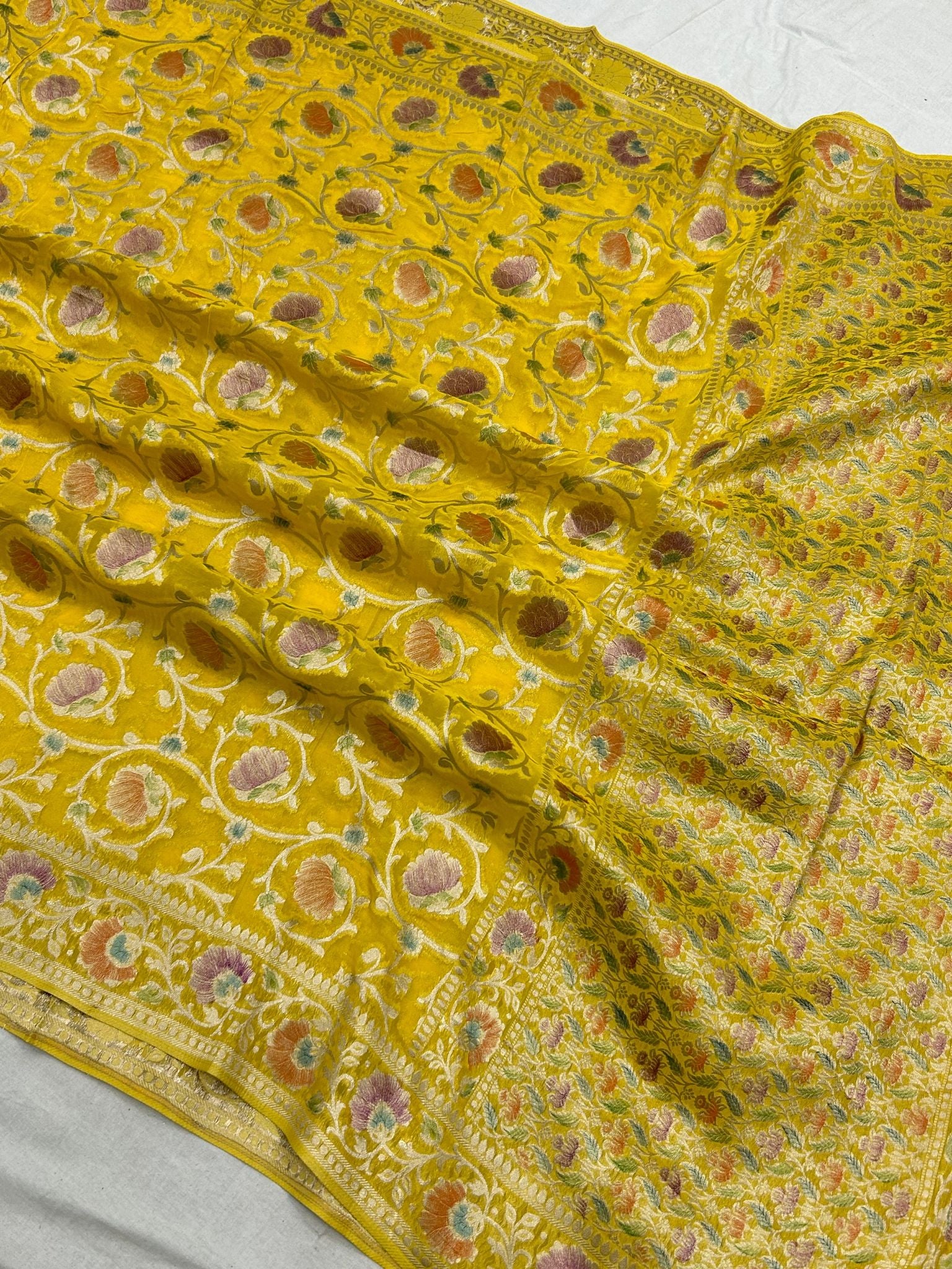 Pure Viscose Georgette Banarasi Saree