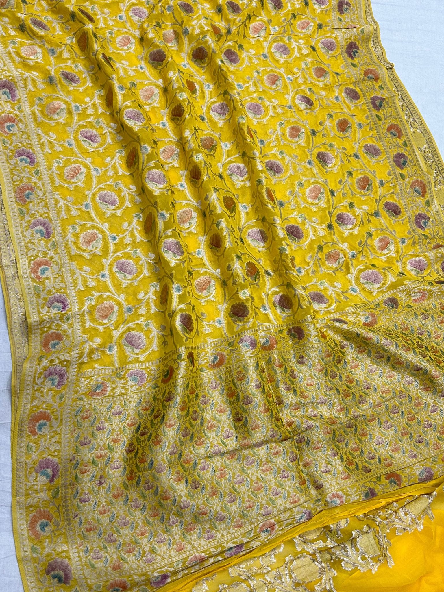 Pure Viscose Georgette Banarasi Saree