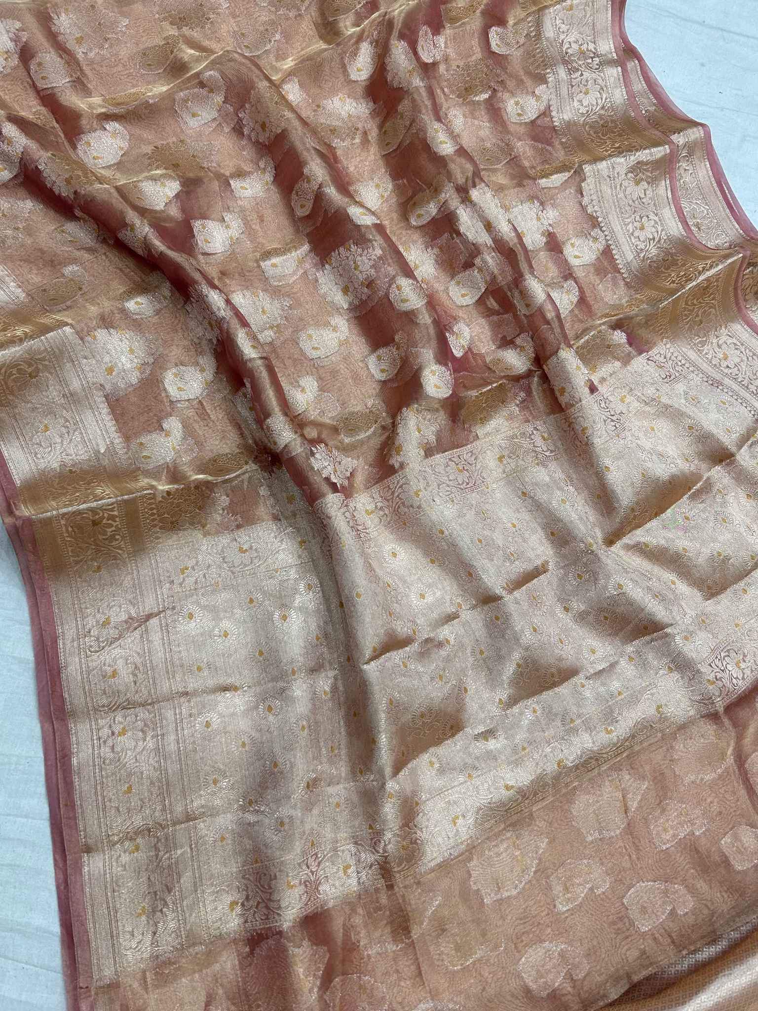 Pure Kora Tissue Silk Banarasi Saree