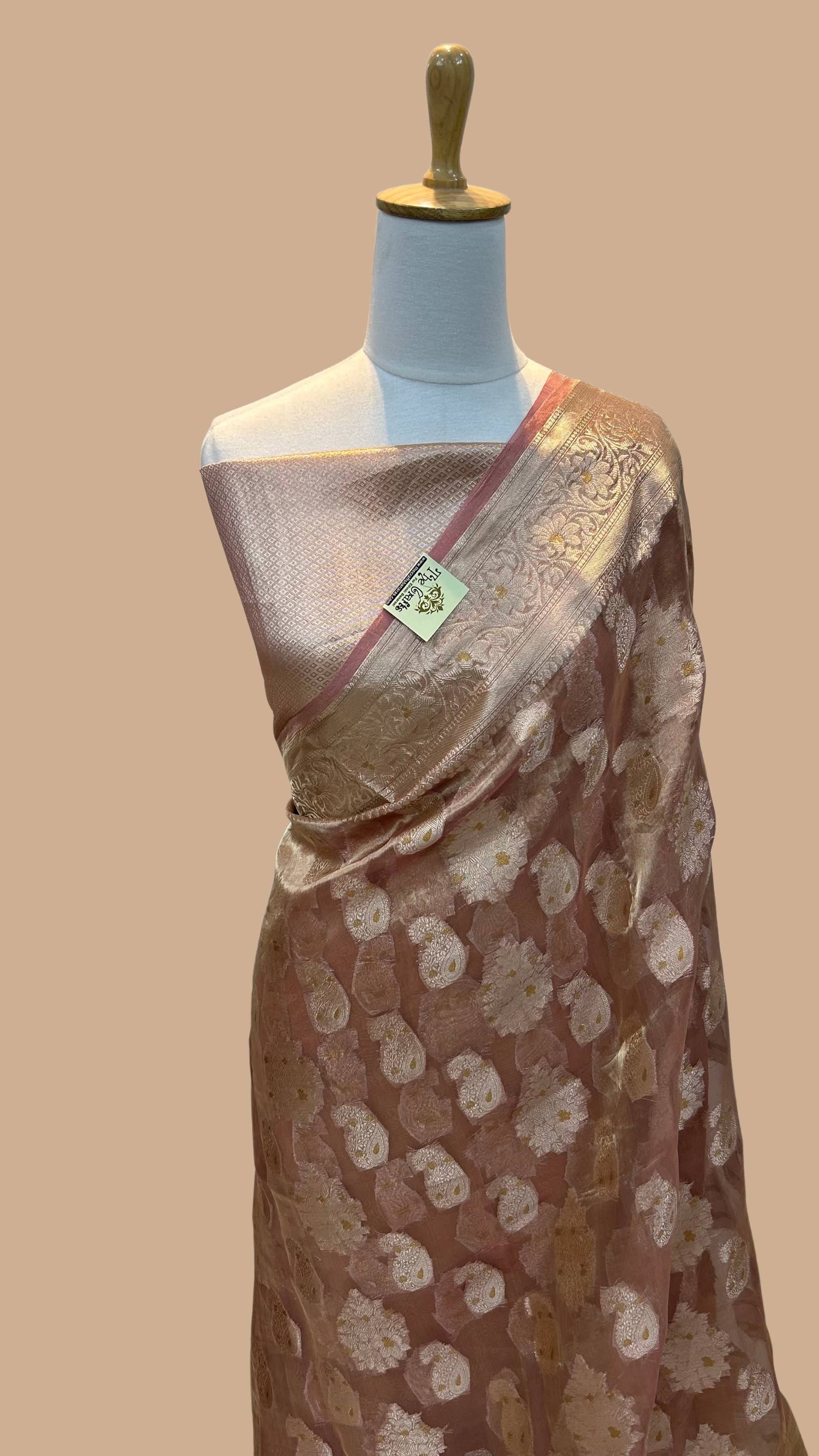 Pure Kora Tissue Silk Banarasi Saree