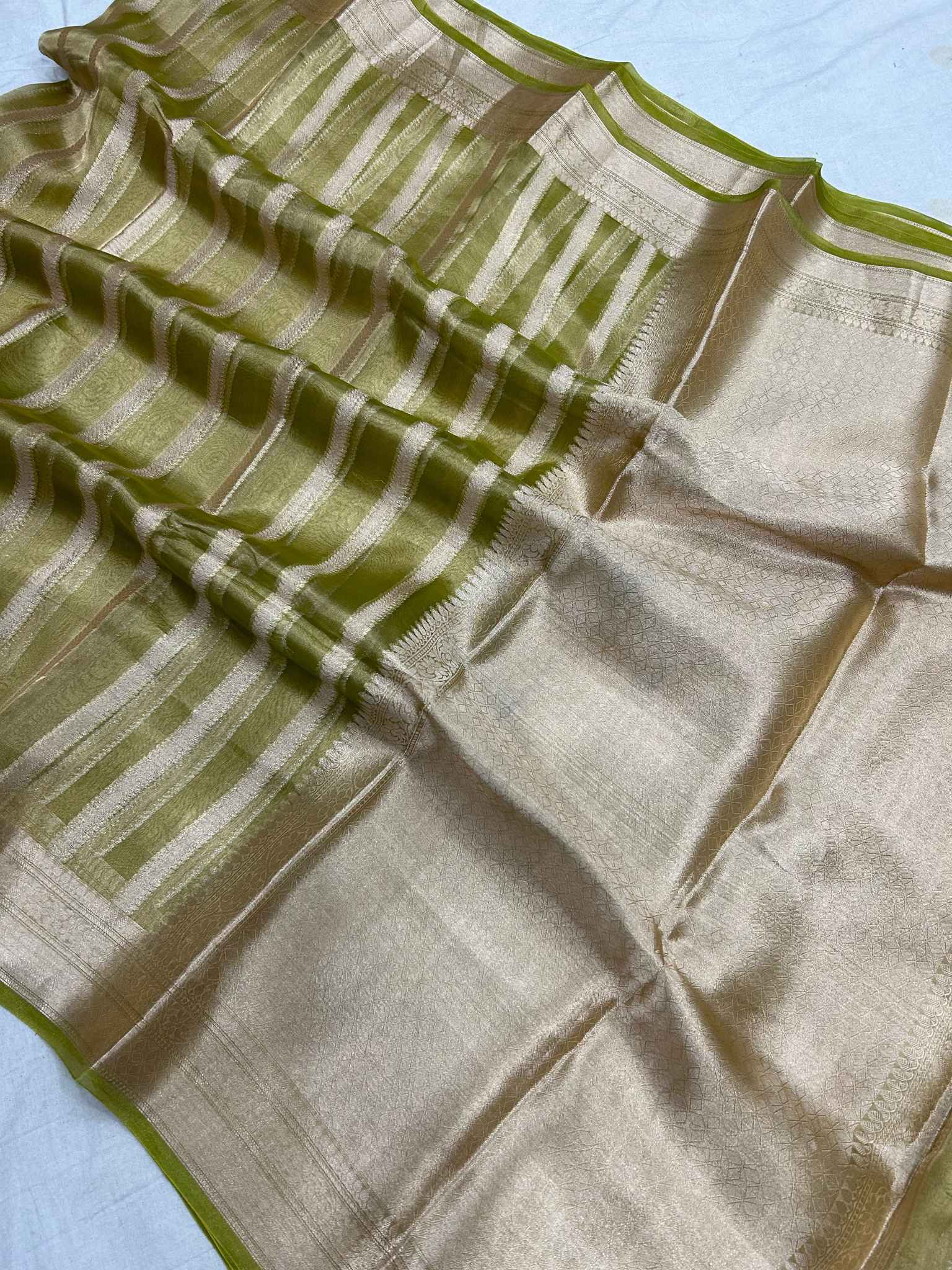 Pure Kora Tissue Silk Banarasi Saree