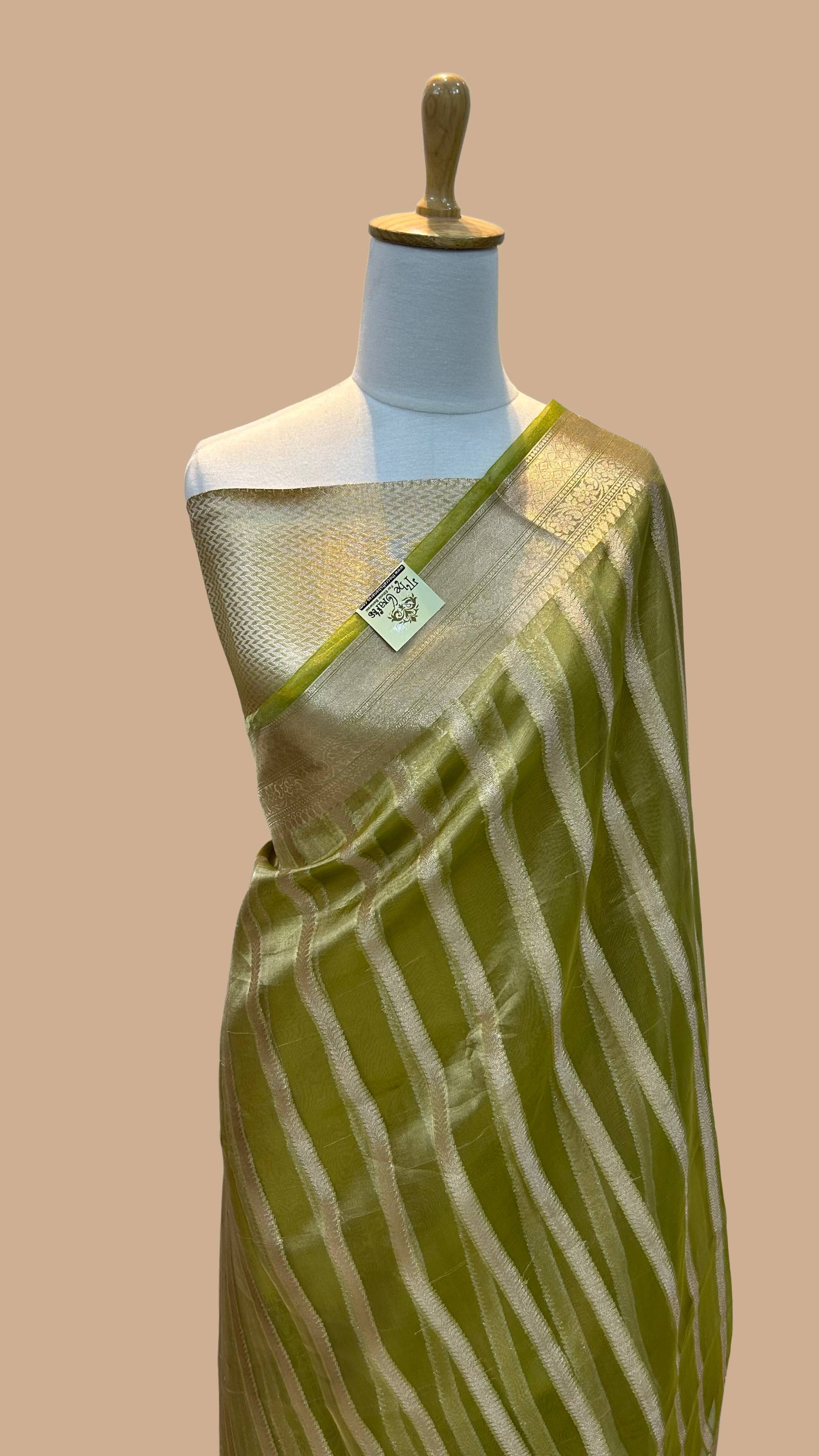 Pure Kora Tissue Silk Banarasi Saree