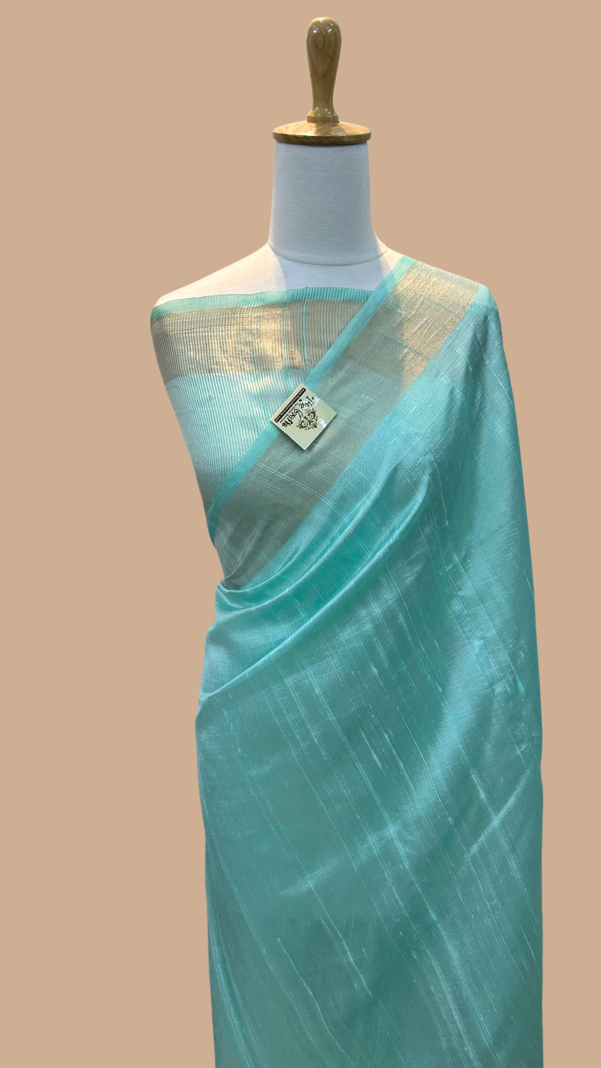 Pure Dupion Silk Banarasi Saree