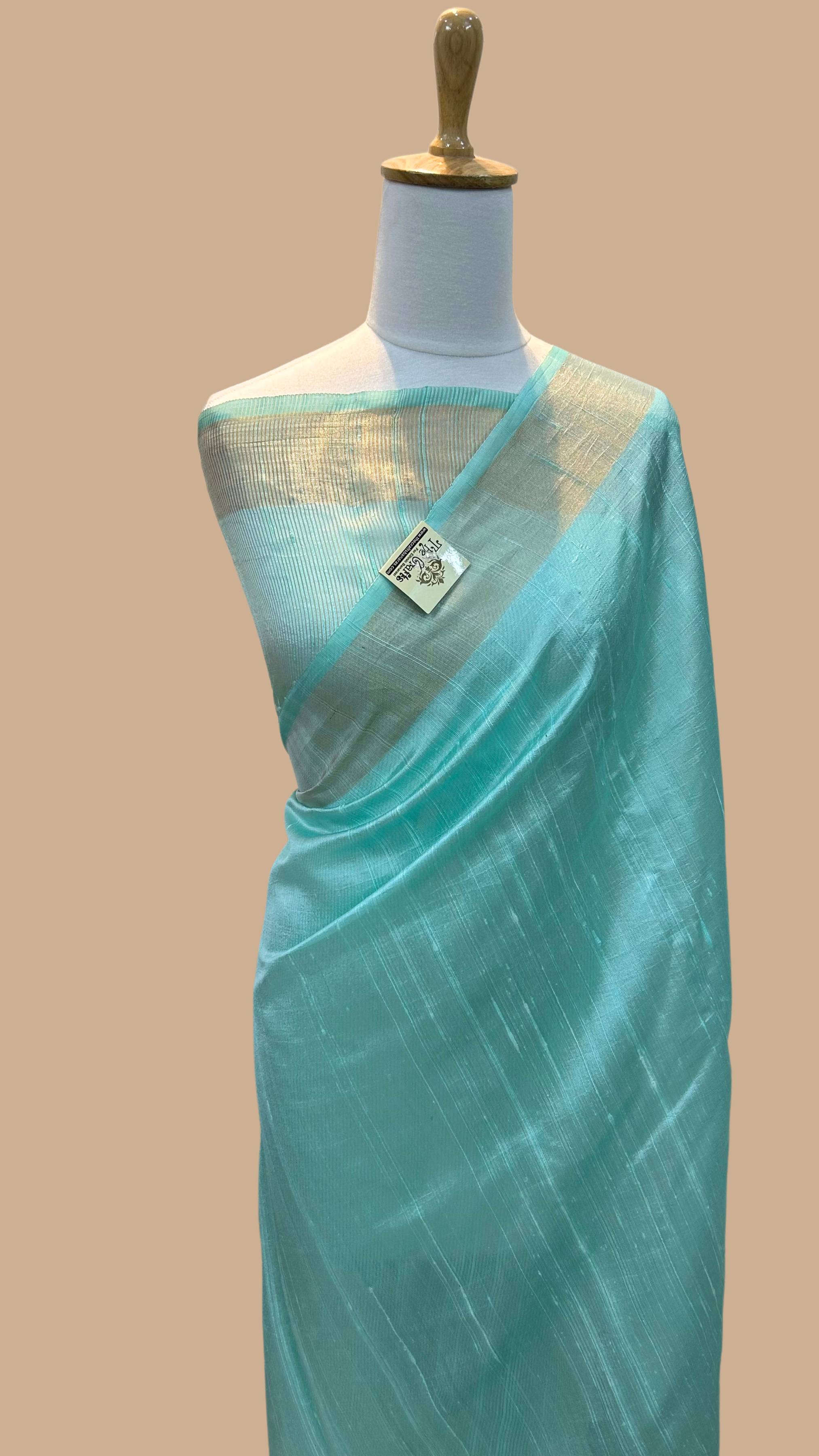 Pure Dupion Silk Banarasi Saree