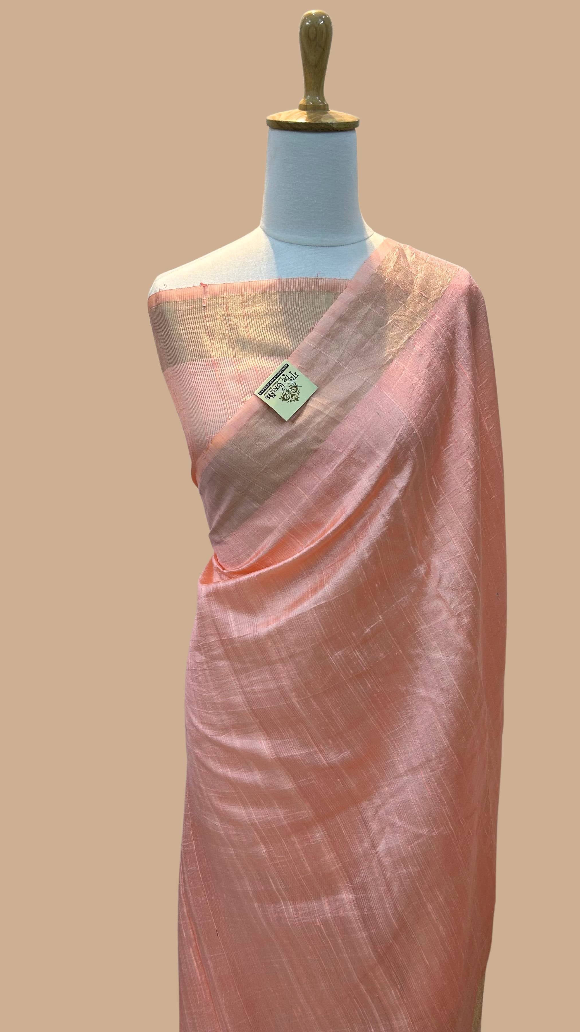 Pure Dupion Silk Banarasi Saree