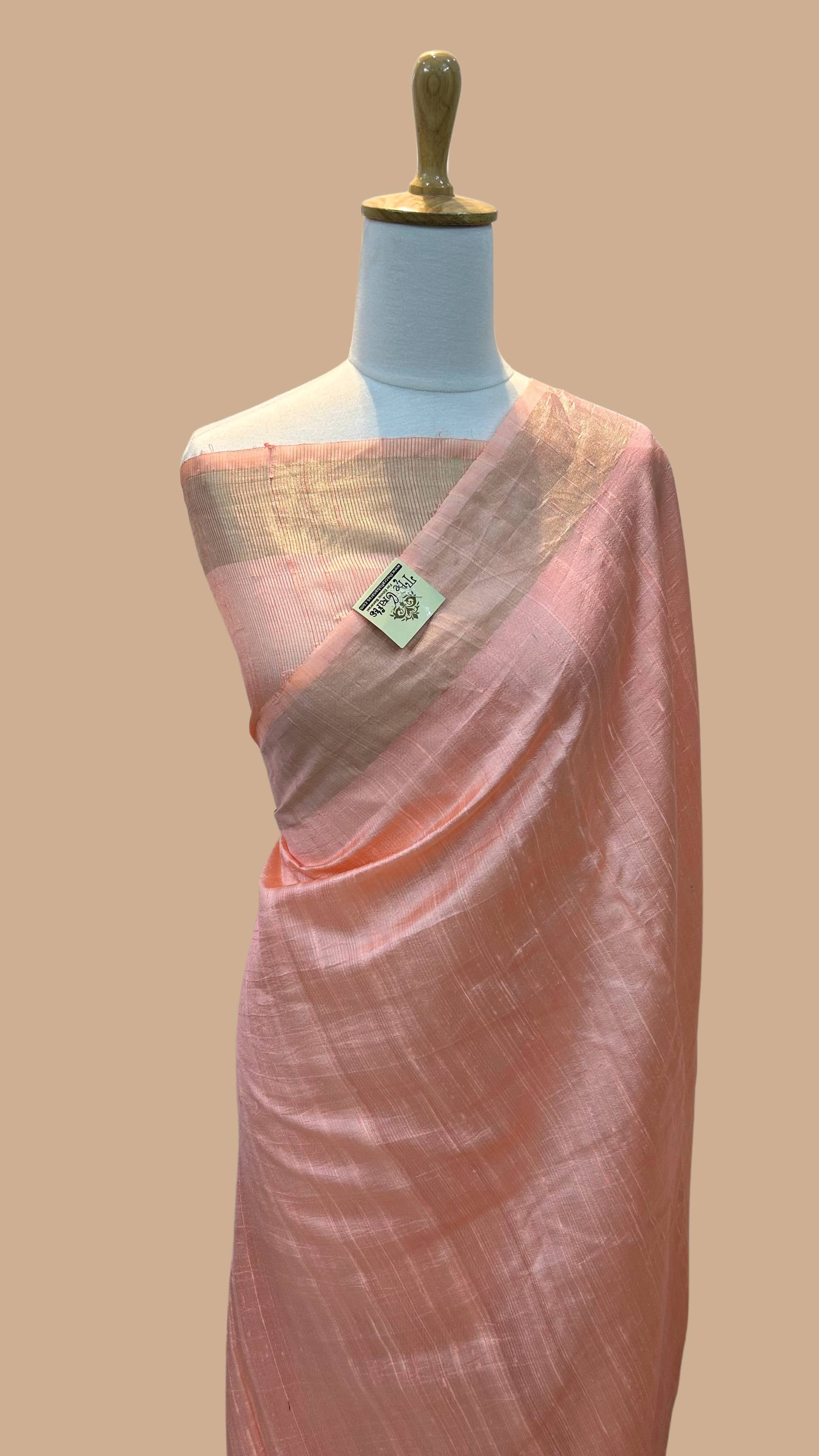 Pure Dupion Silk Banarasi Saree