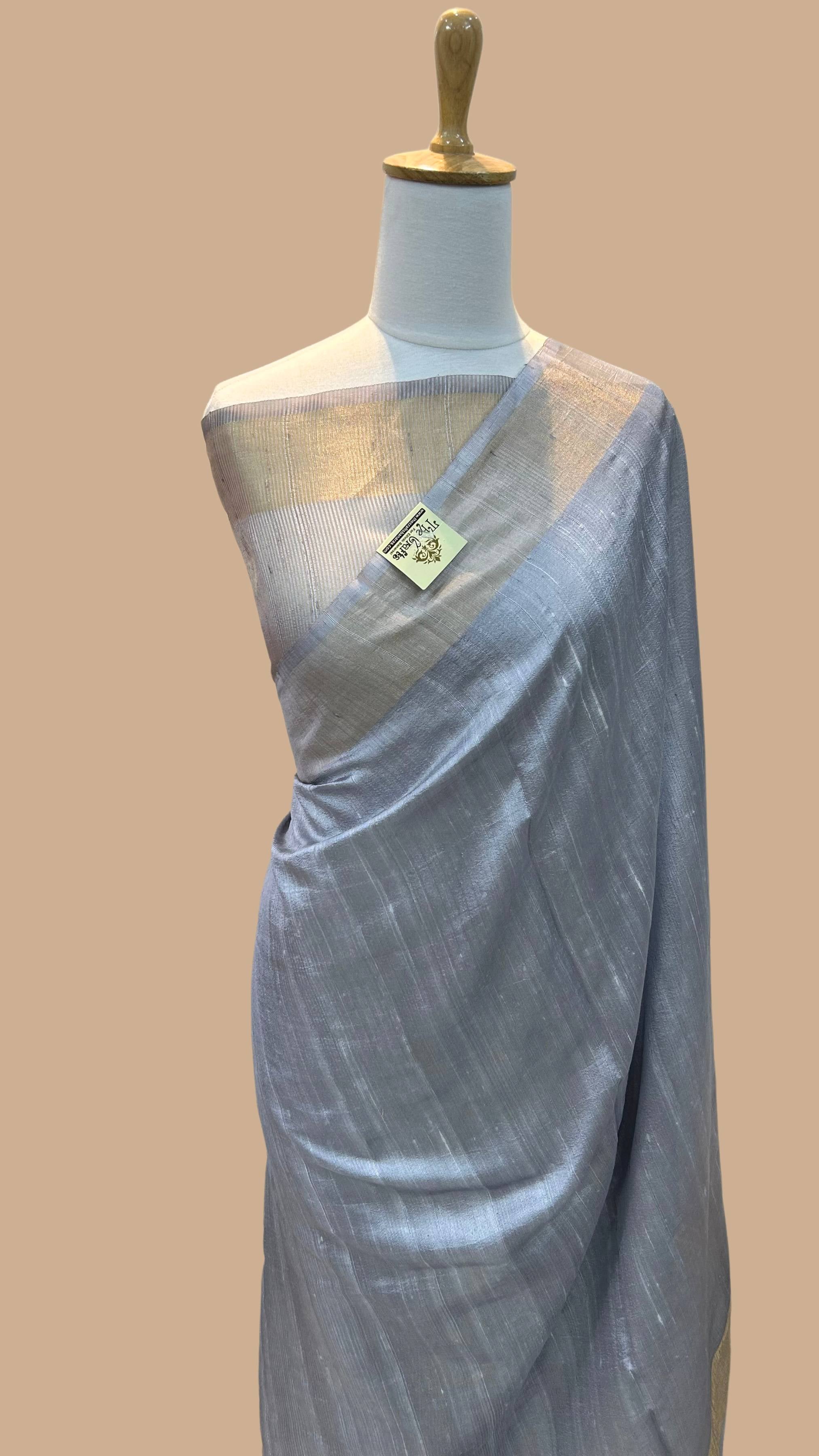 Pure Dupion Silk Banarasi Saree