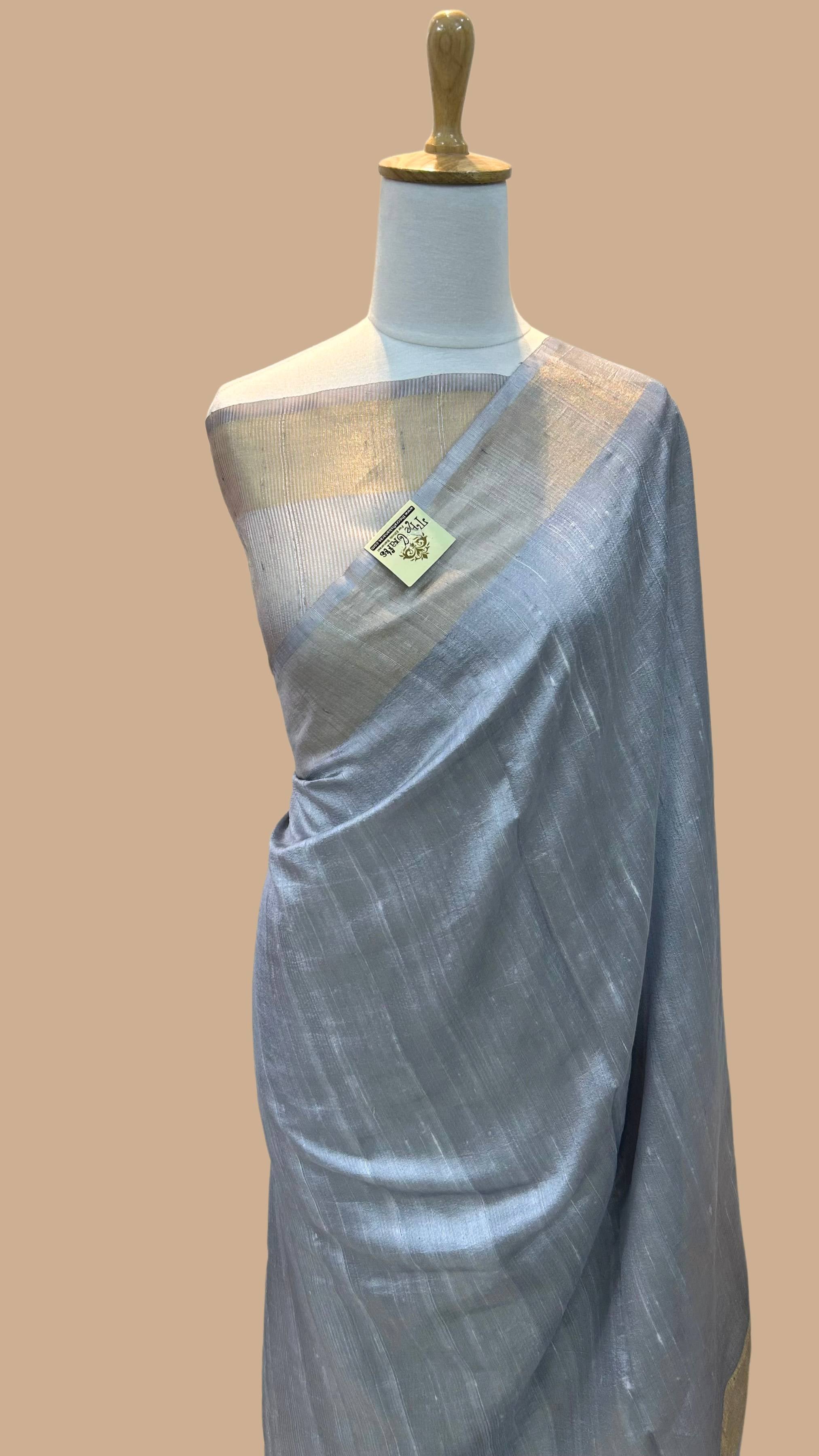 Pure Dupion Silk Banarasi Saree