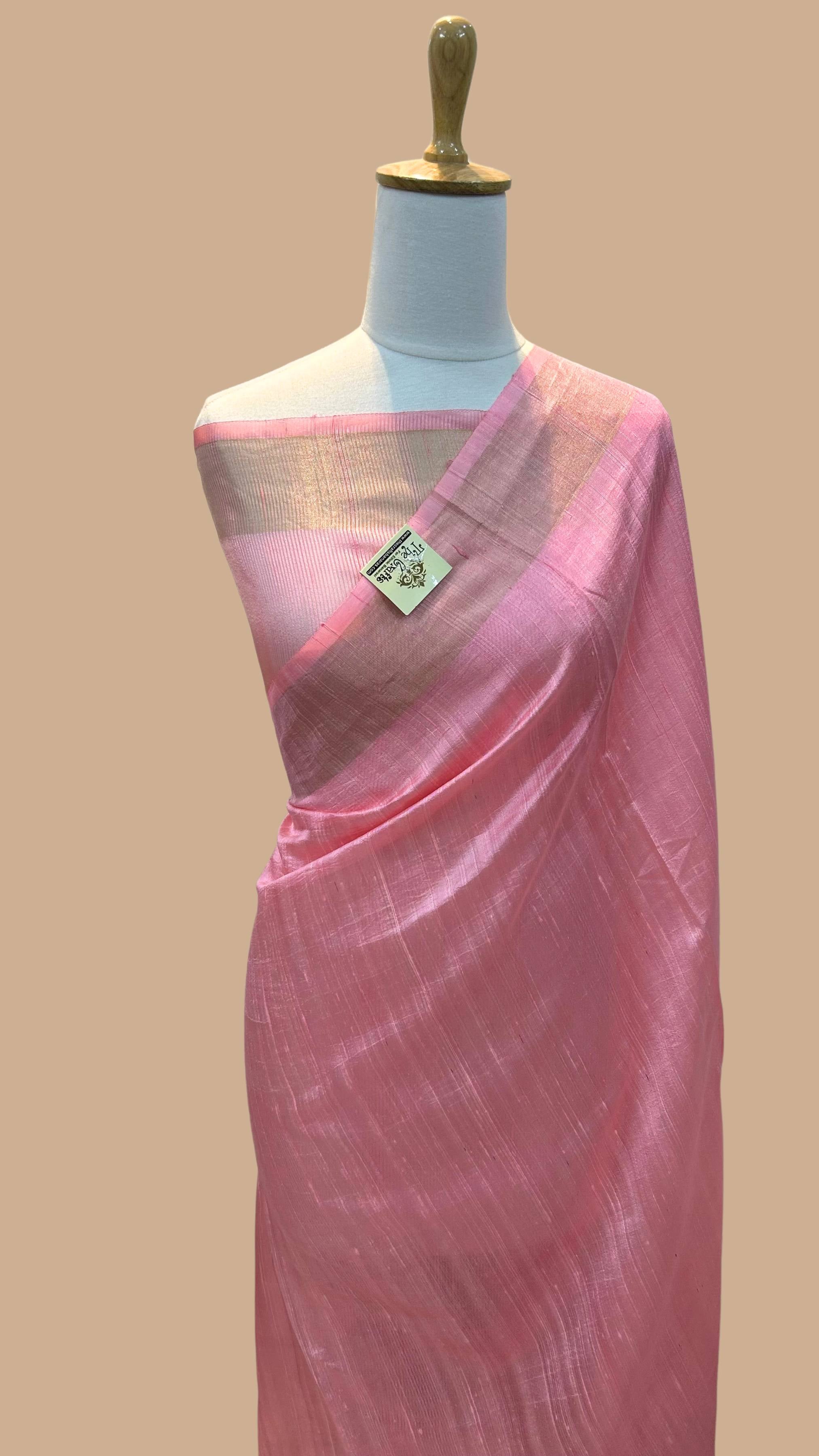 Pure Dupion Silk Banarasi Saree