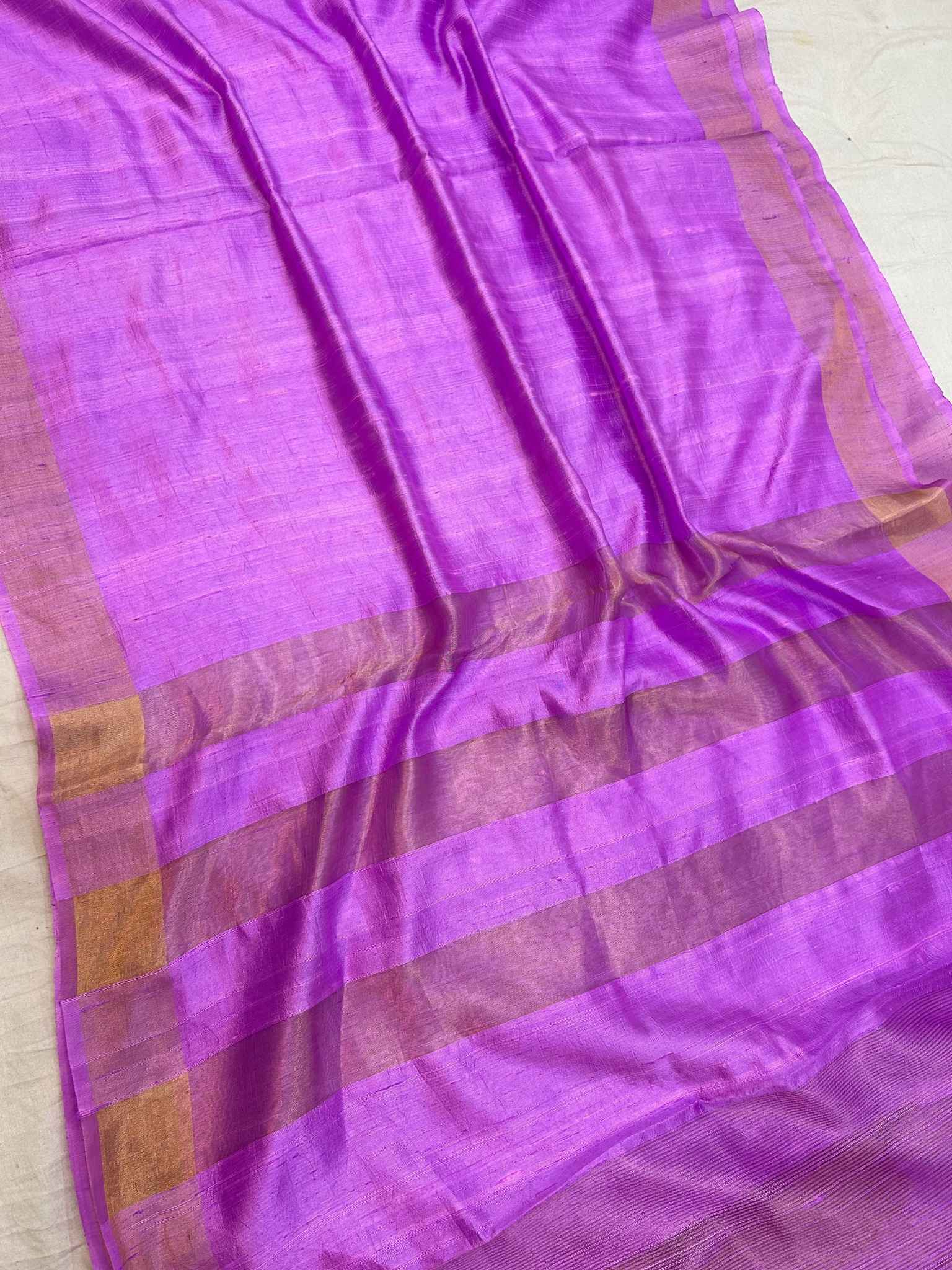 Pure Dupion Silk Banarasi Saree