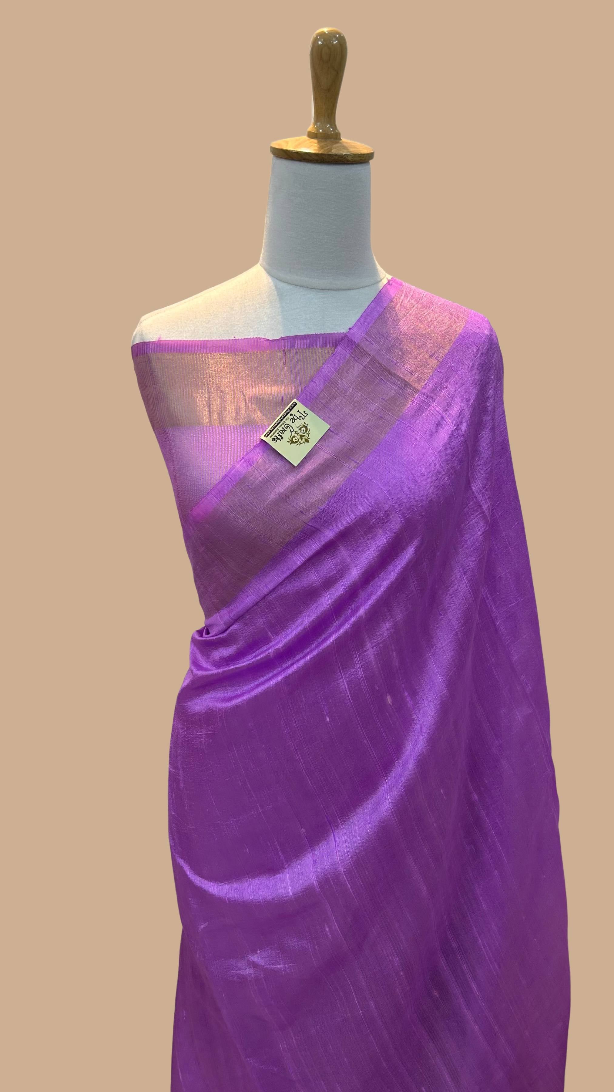 Pure Dupion Silk Banarasi Saree