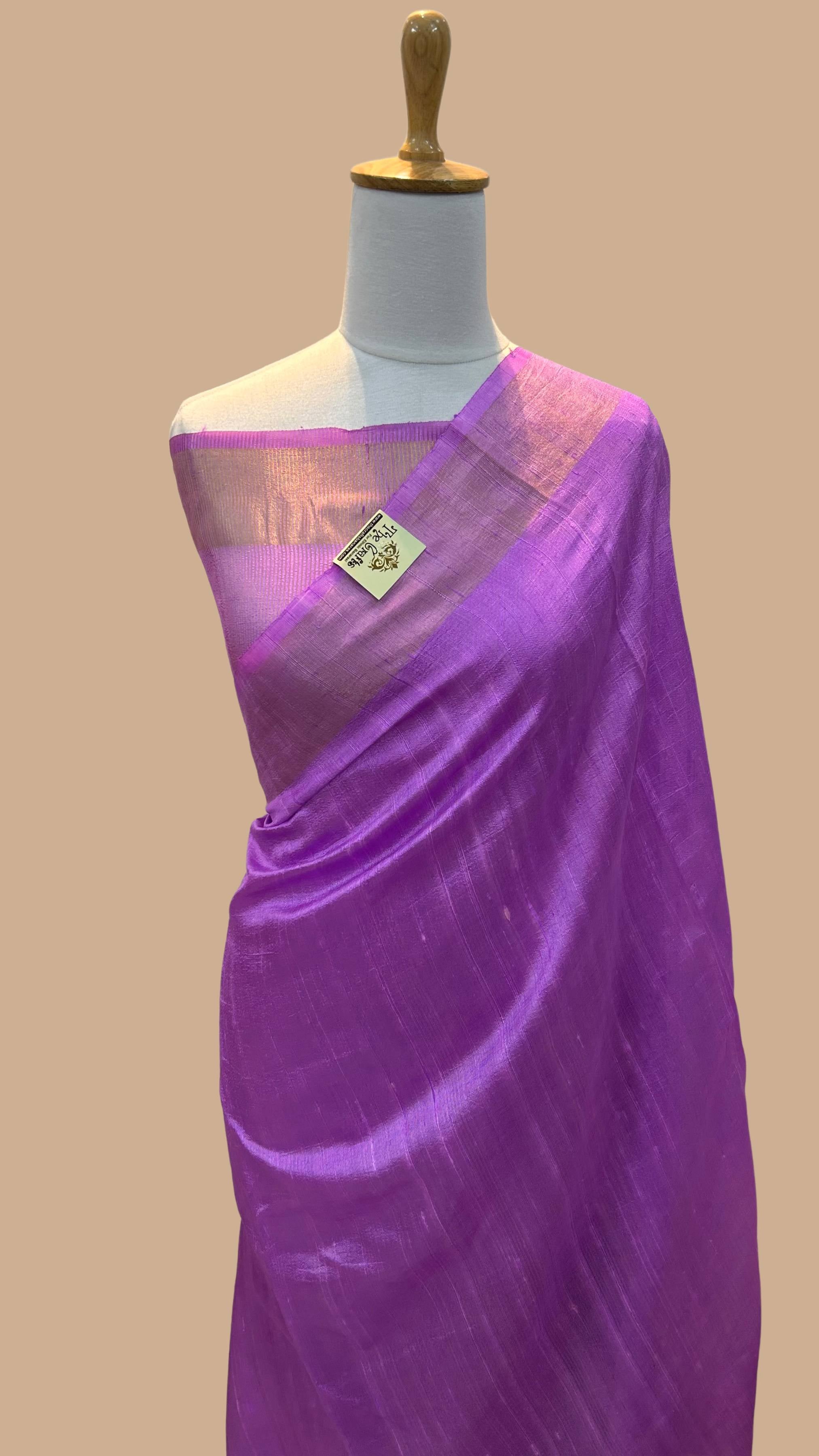 Pure Dupion Silk Banarasi Saree