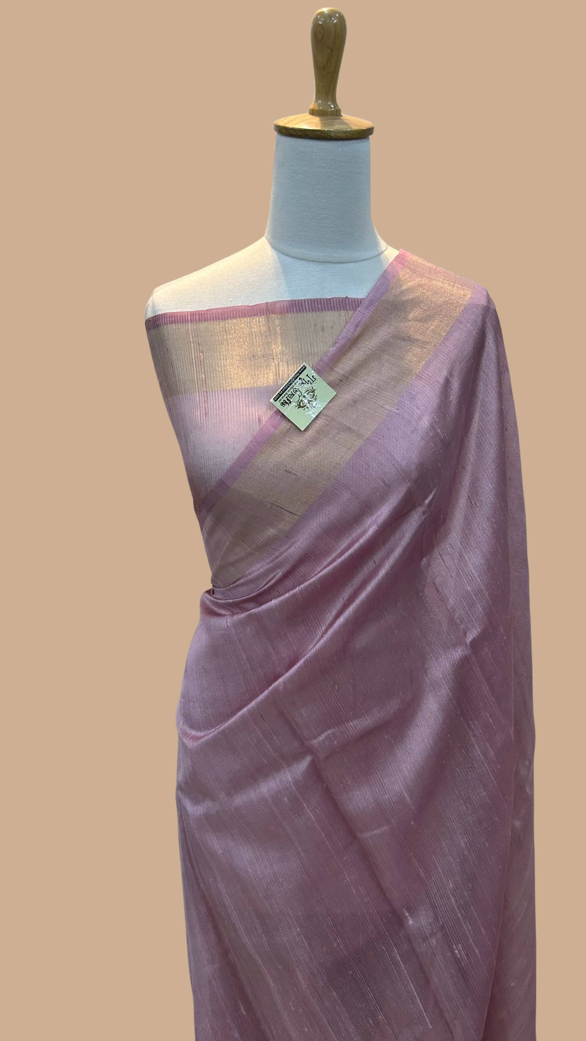 Pure Dupion Silk Banarasi Saree