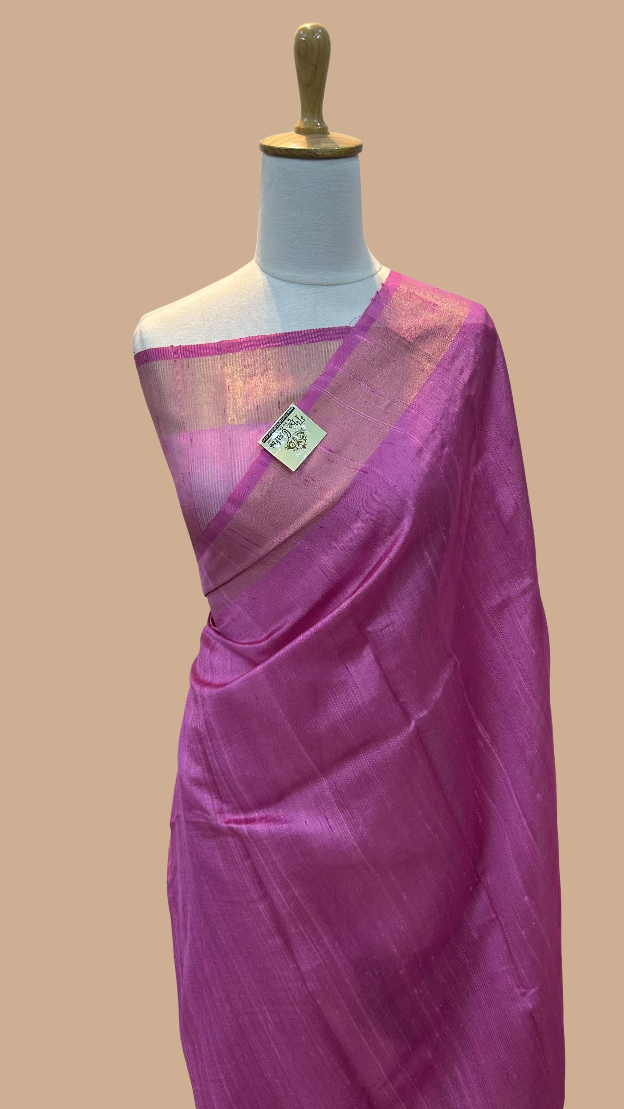 Pure Dupion Silk Banarasi Saree