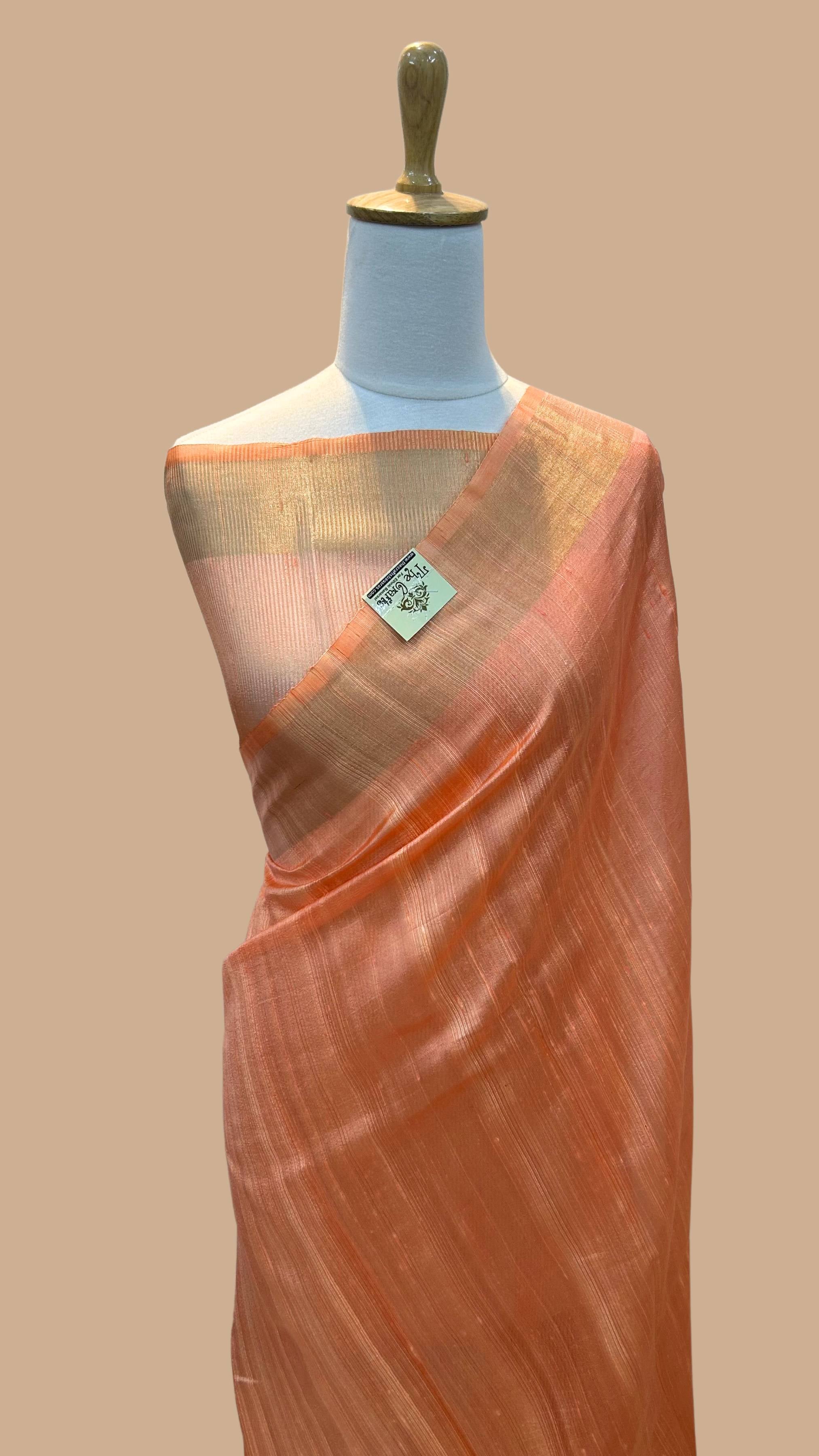 Pure Dupion Silk Banarasi Saree