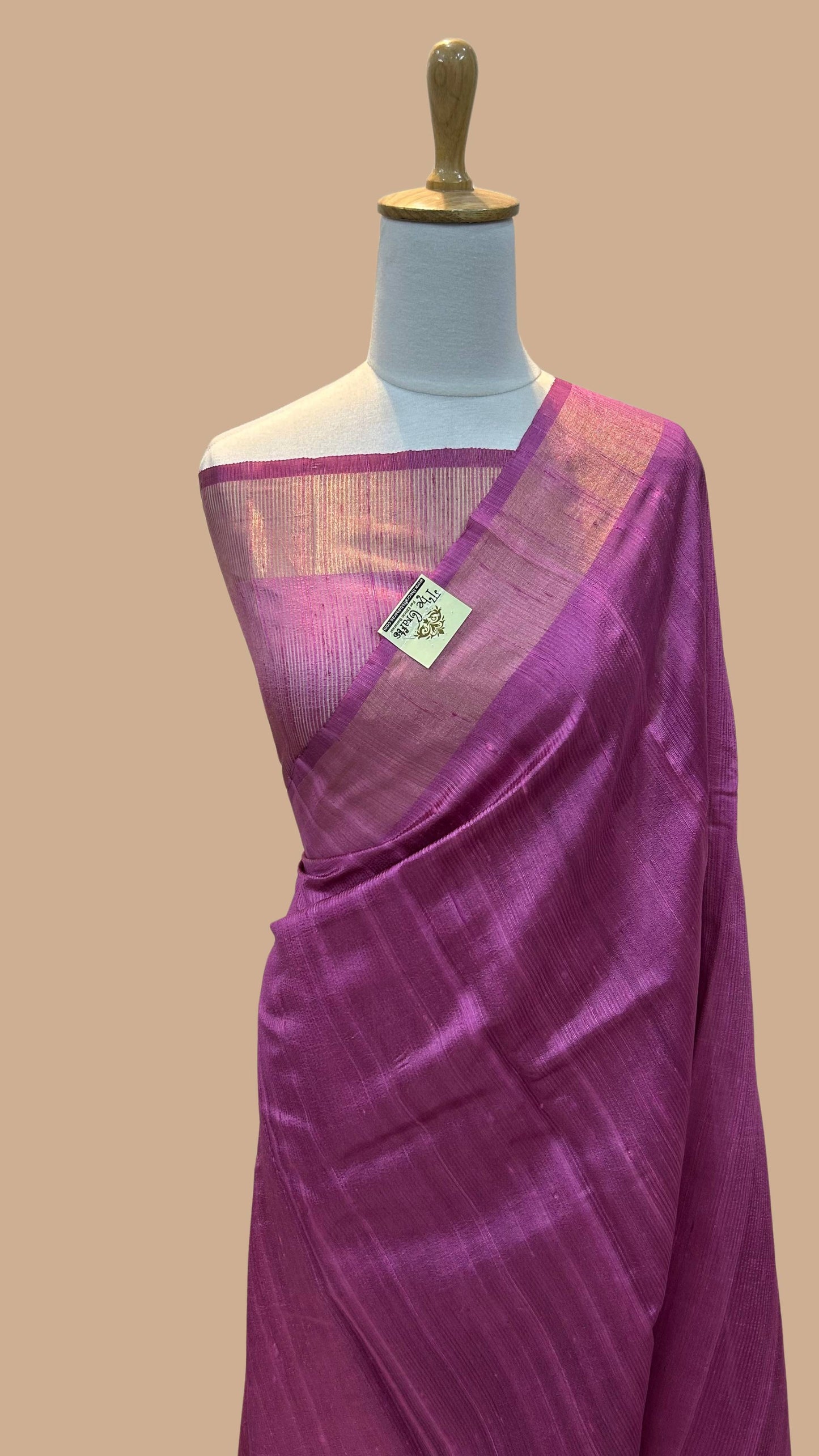 Pure Dupion Silk Banarasi Saree