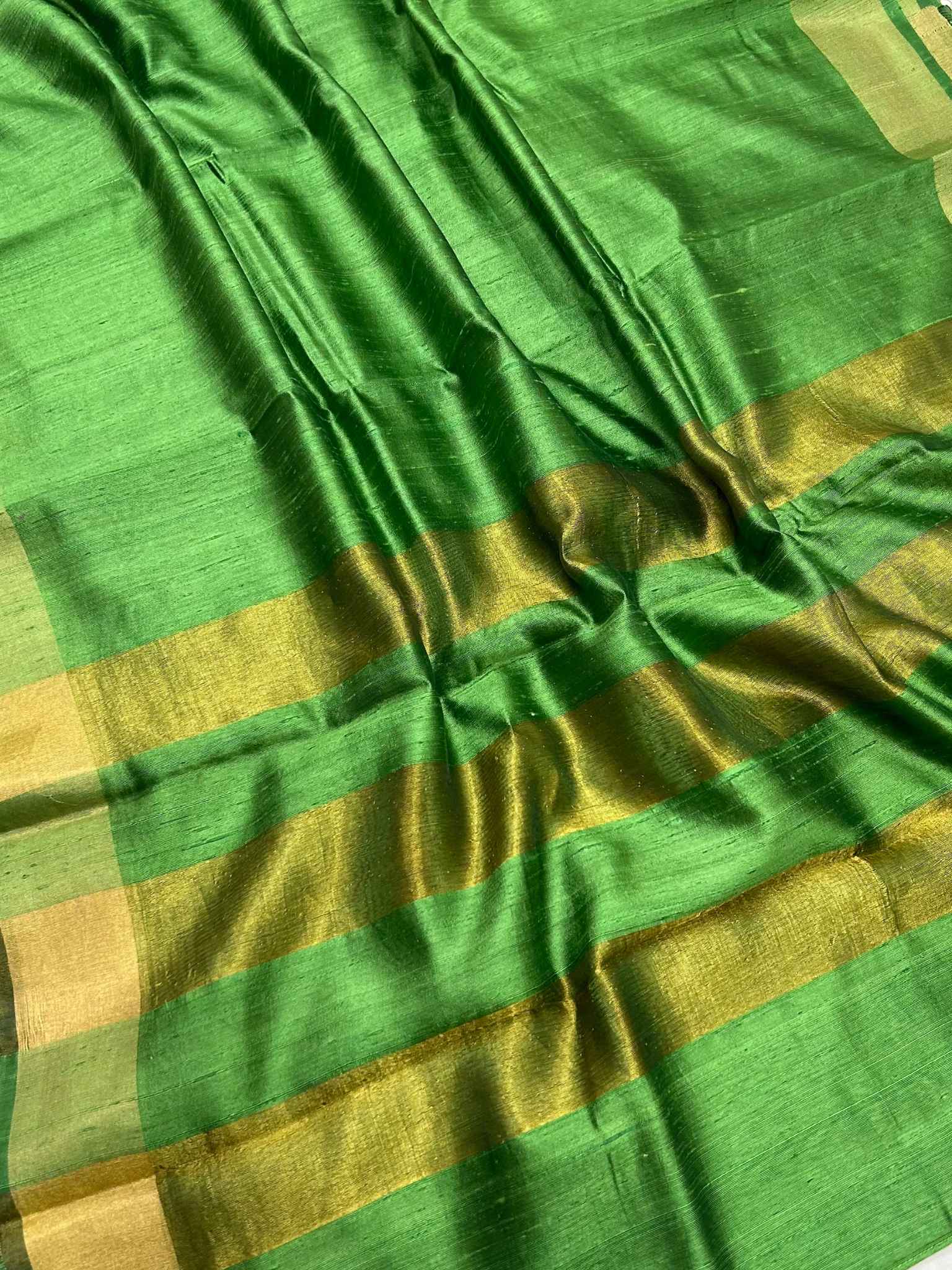 Pure Dupion Silk Banarasi Saree