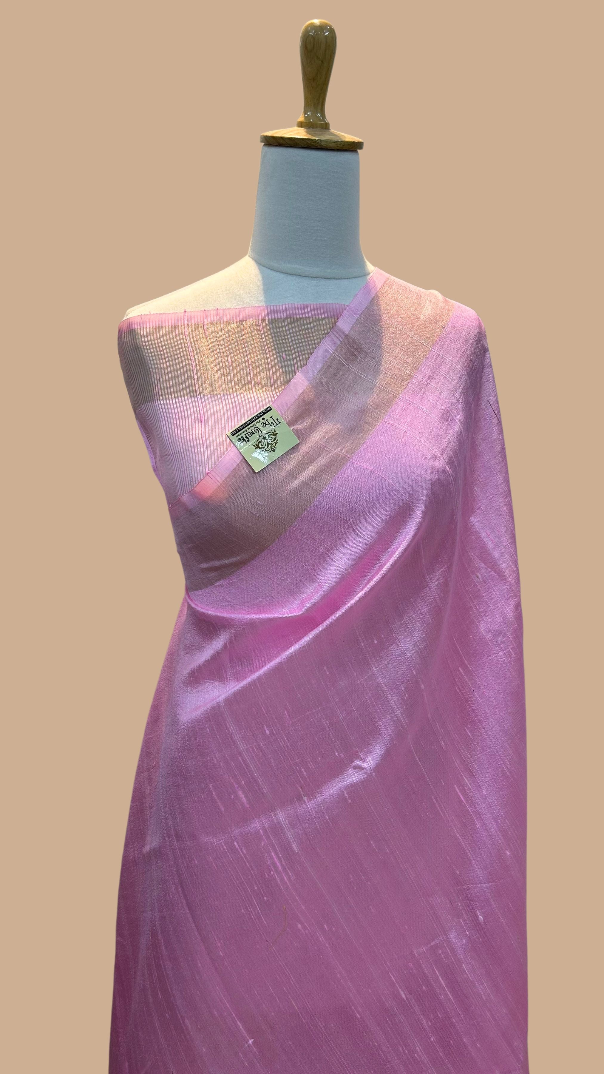 Pure Dupion Silk Banarasi Saree