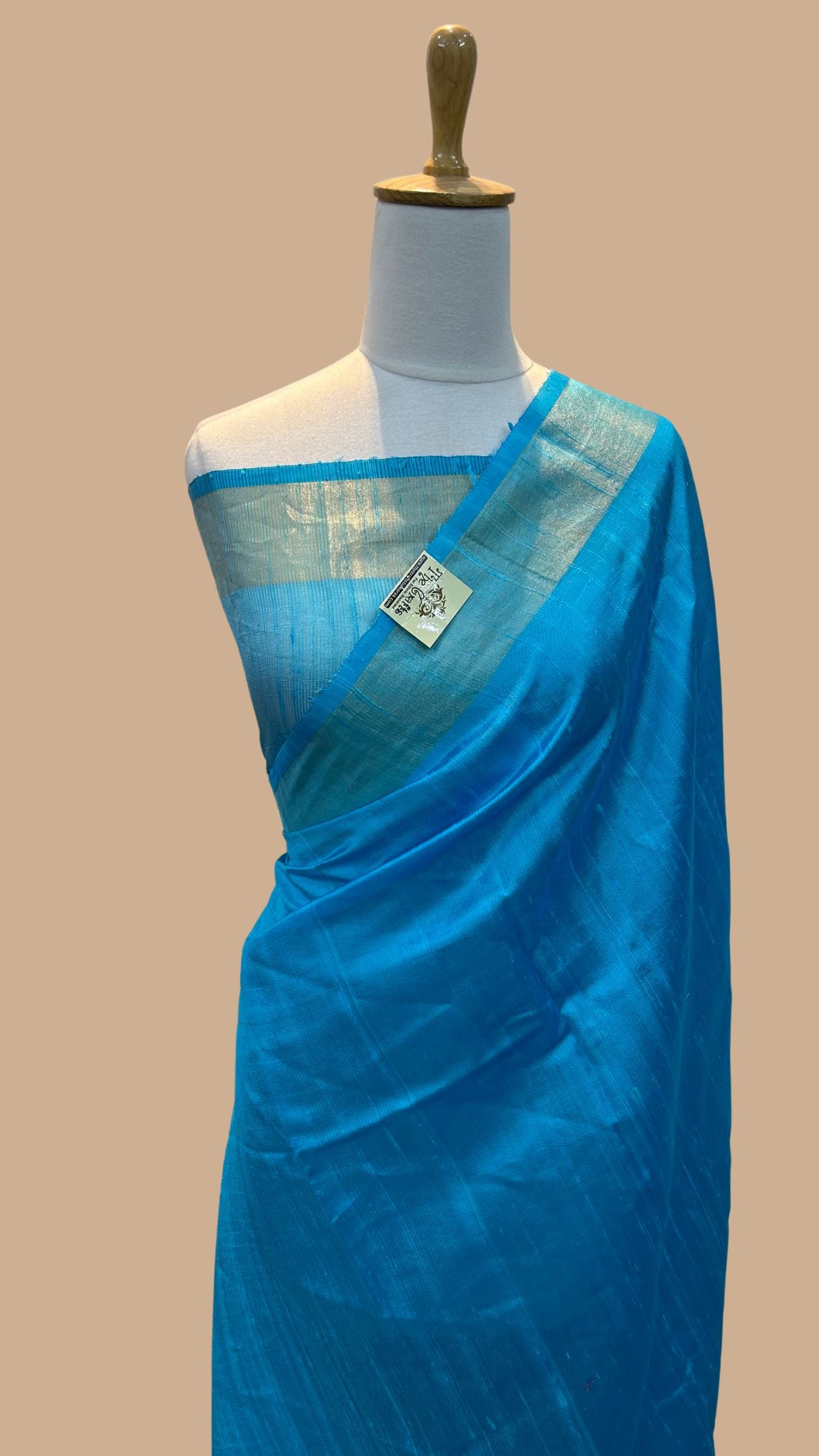 Pure Dupion Silk Banarasi Saree