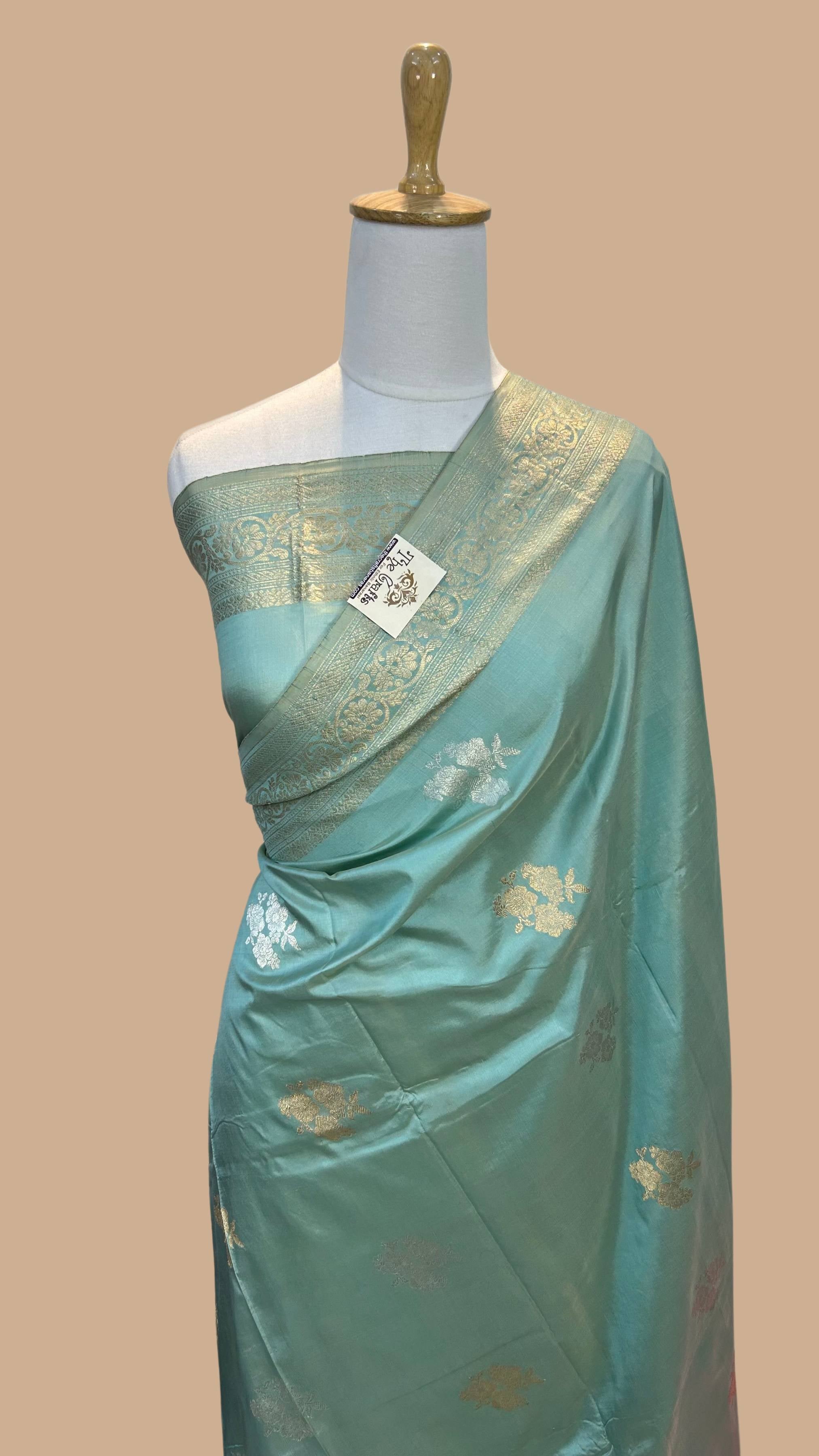 Pure Katan Silk Handloom Banarasi Saree - Sona Rupa