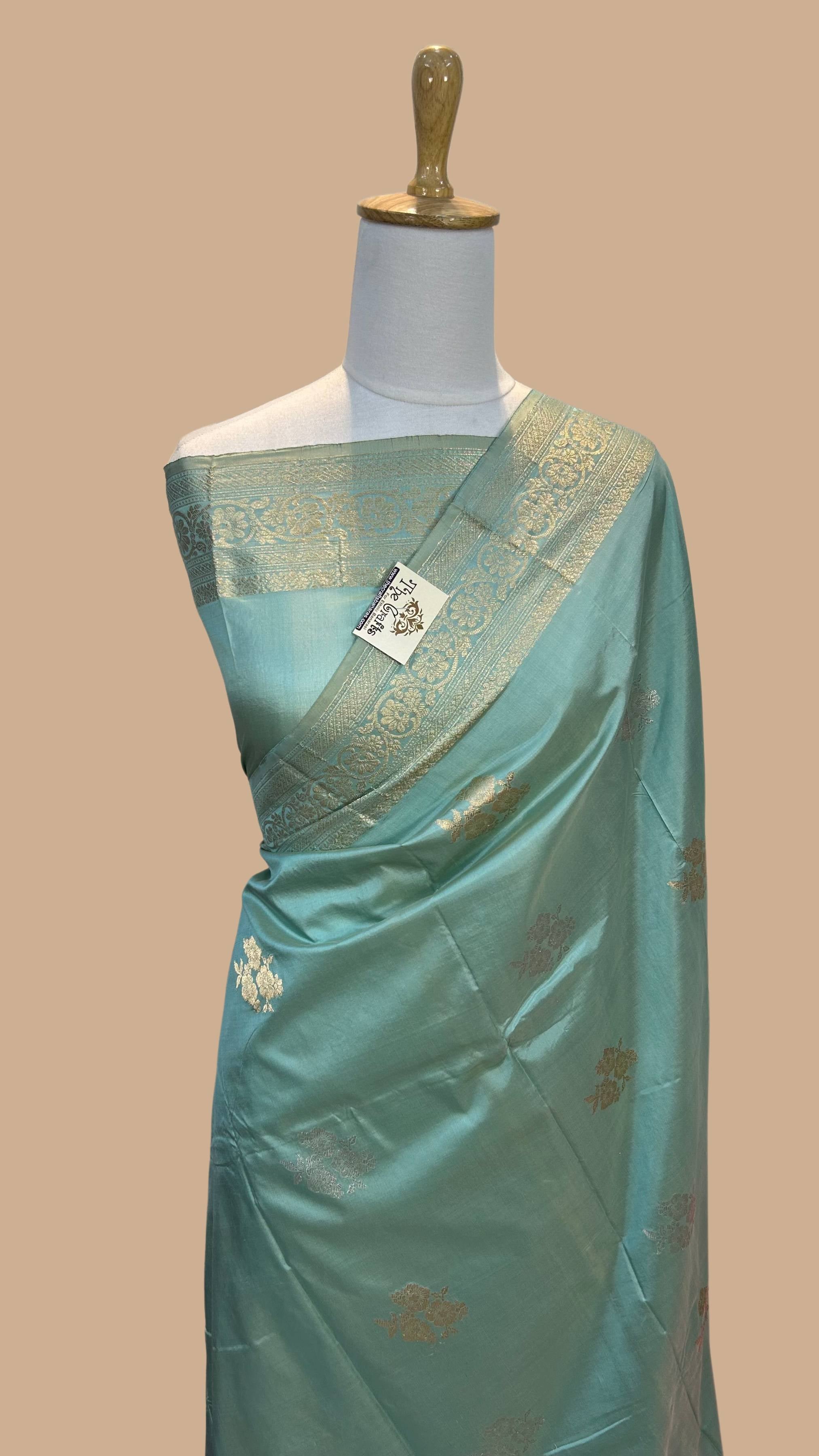 Pure Katan Silk Handloom Banarasi Saree - Sona Rupa