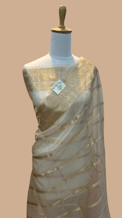 Pure Kora Tissue Silk Banarasi Saree