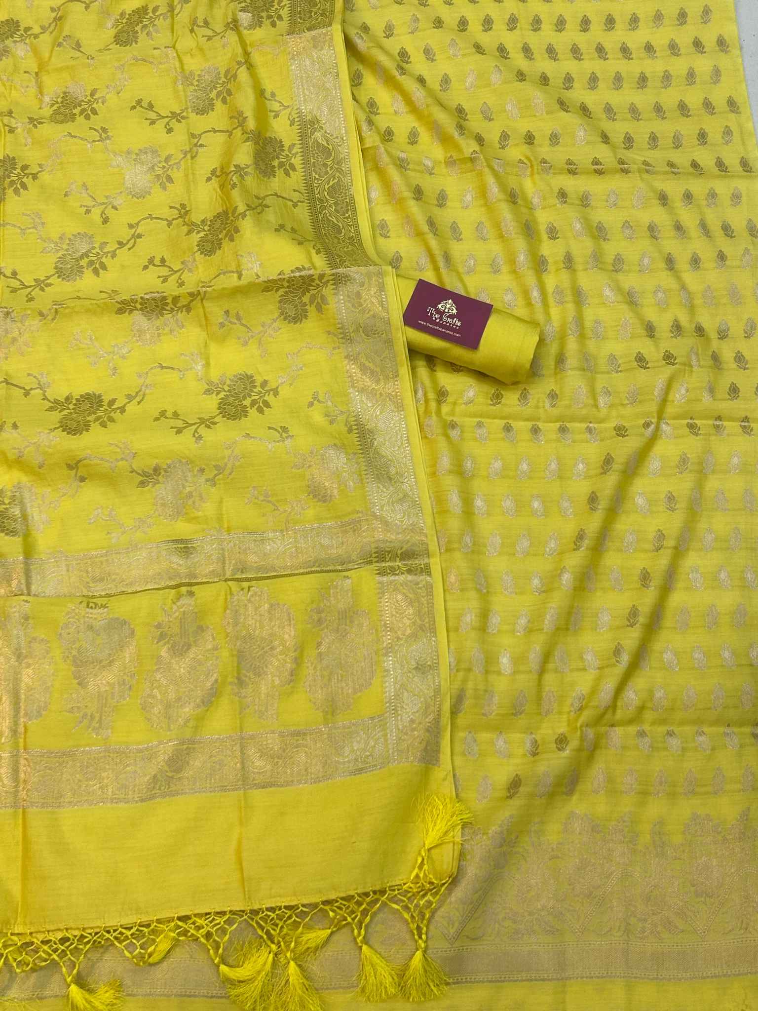 Pure Chiniya Silk Banarasi Dress Material