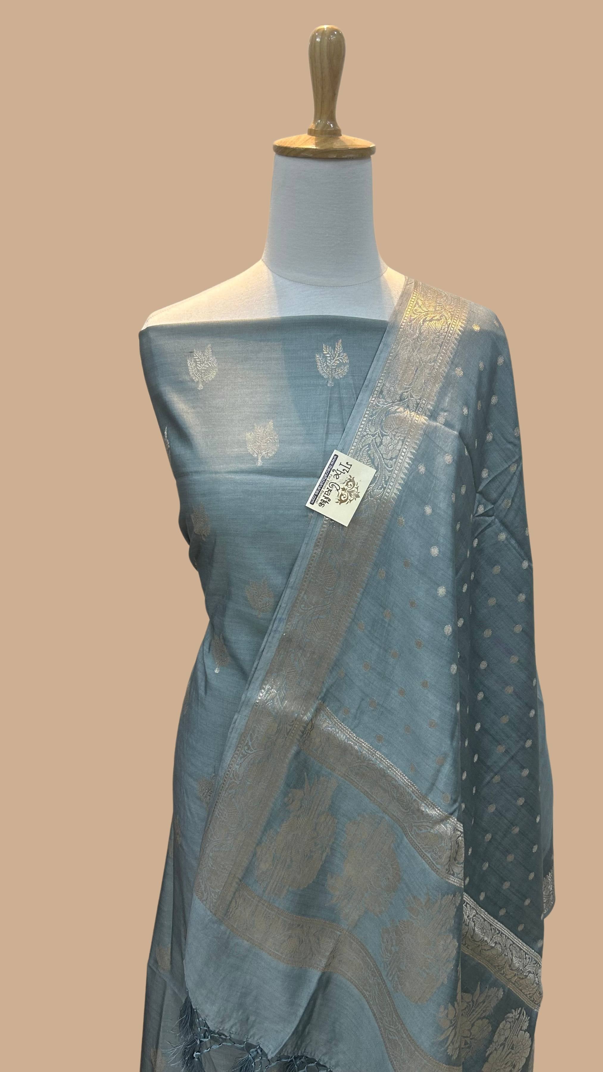 Pure Chiniya Silk Banarasi Dress Material