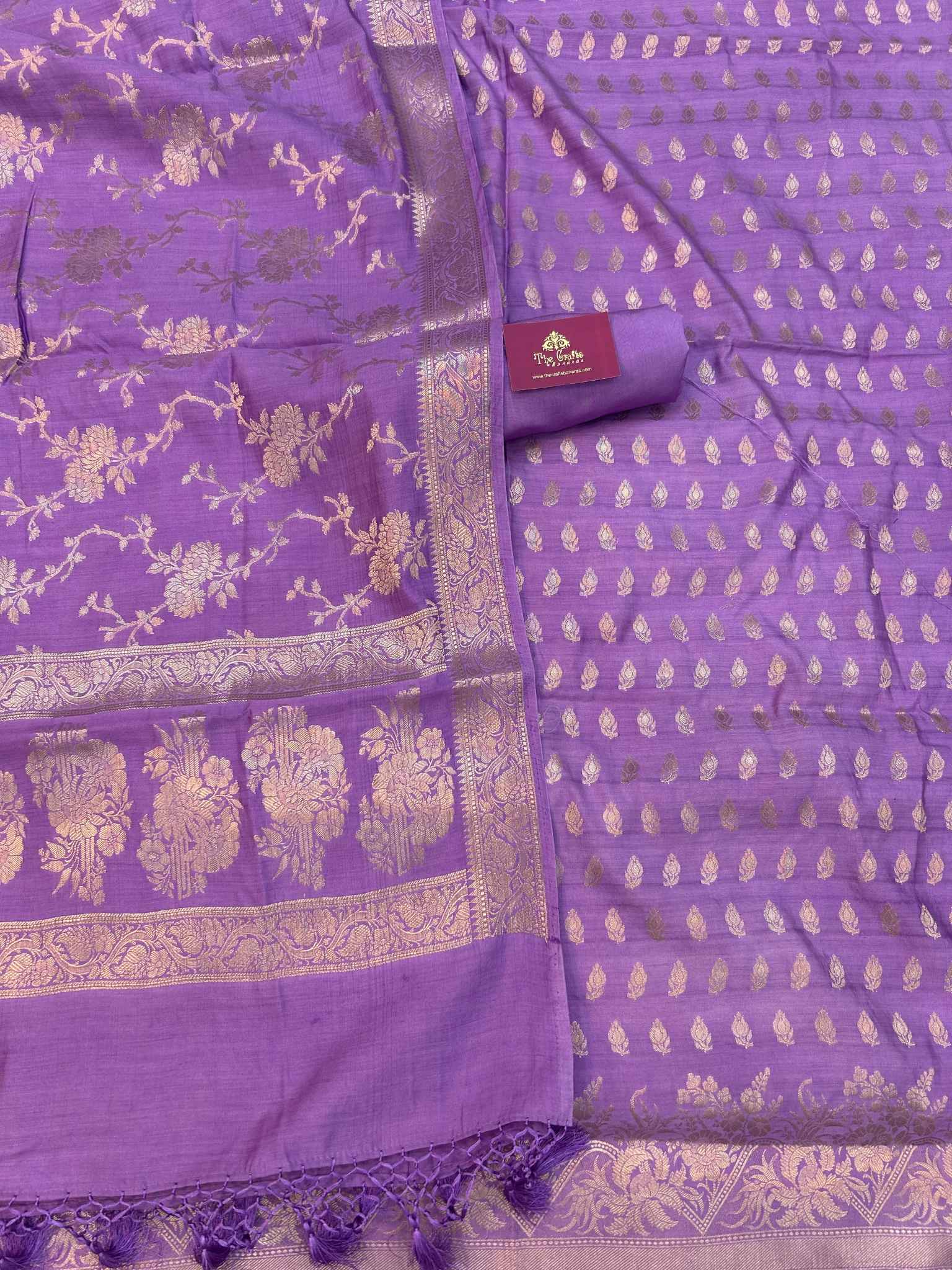 Pure Chiniya Silk Banarasi Dress Material