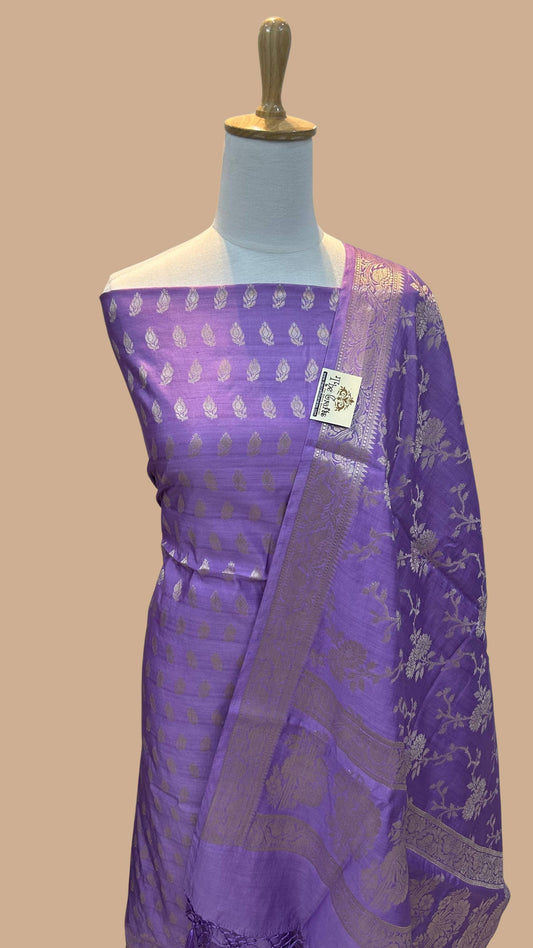 Pure Chiniya Silk Banarasi Dress Material