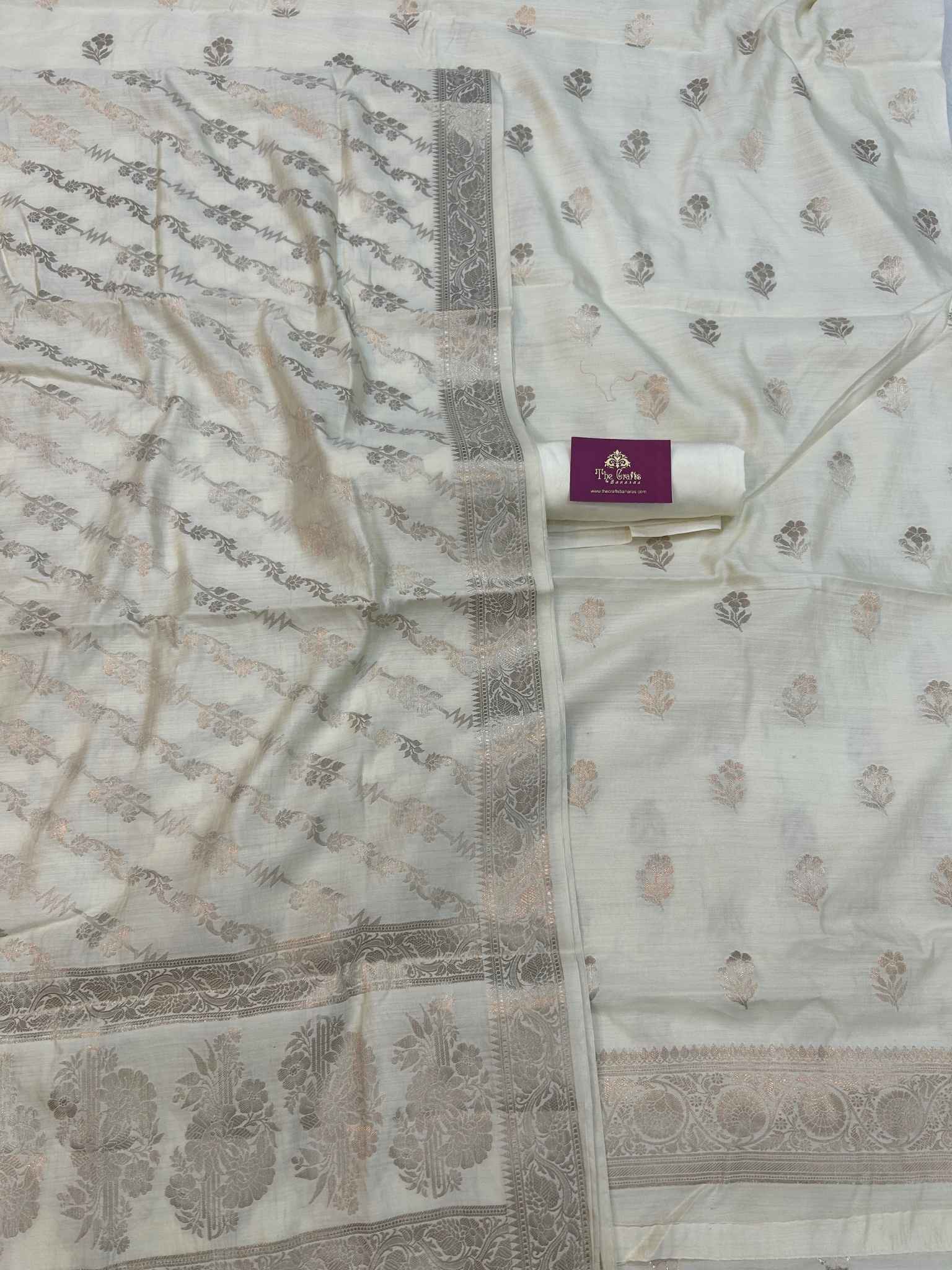 Pure Chiniya Silk Banarasi Dress Material