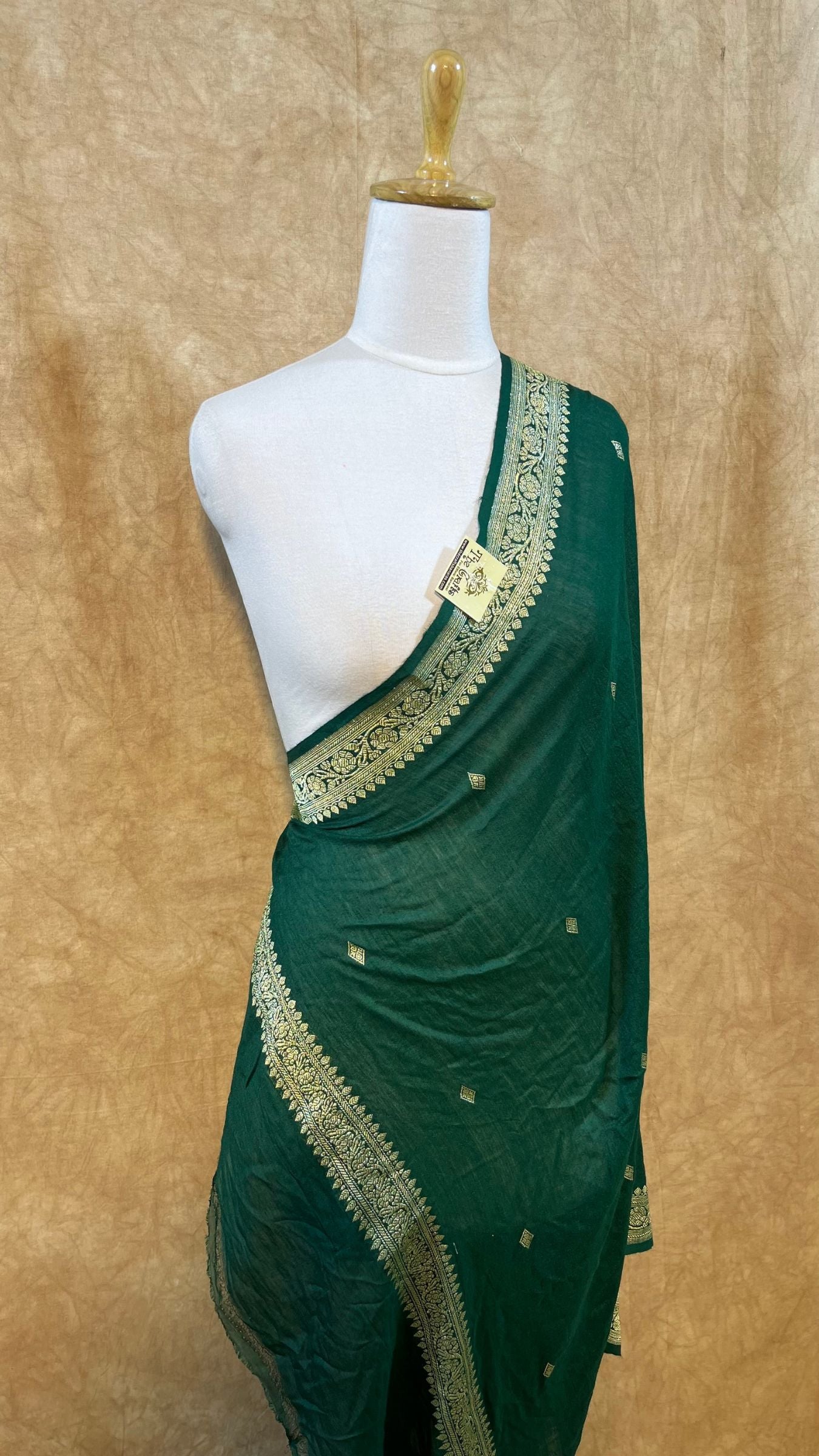 Pure Moonga Silk Banarasi Handloom Dupatta