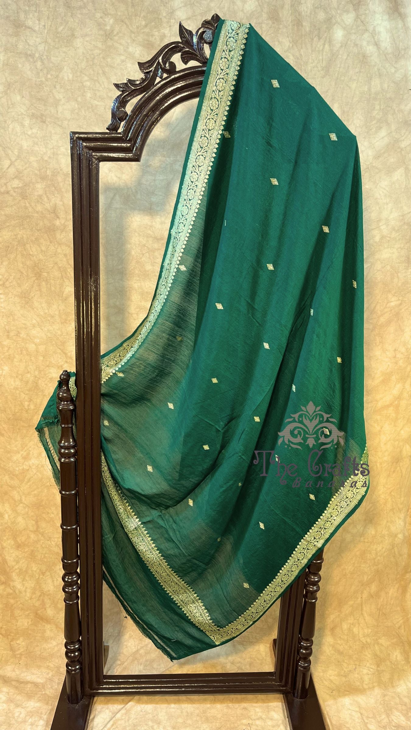 Pure Moonga Silk Banarasi Handloom Dupatta