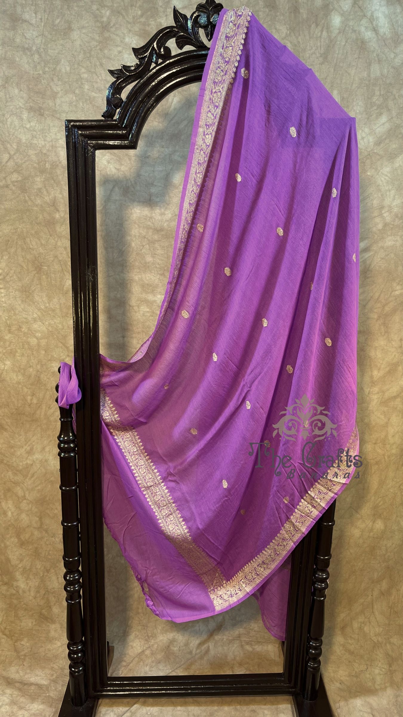 Pure Moonga Silk Banarasi Handloom Dupatta