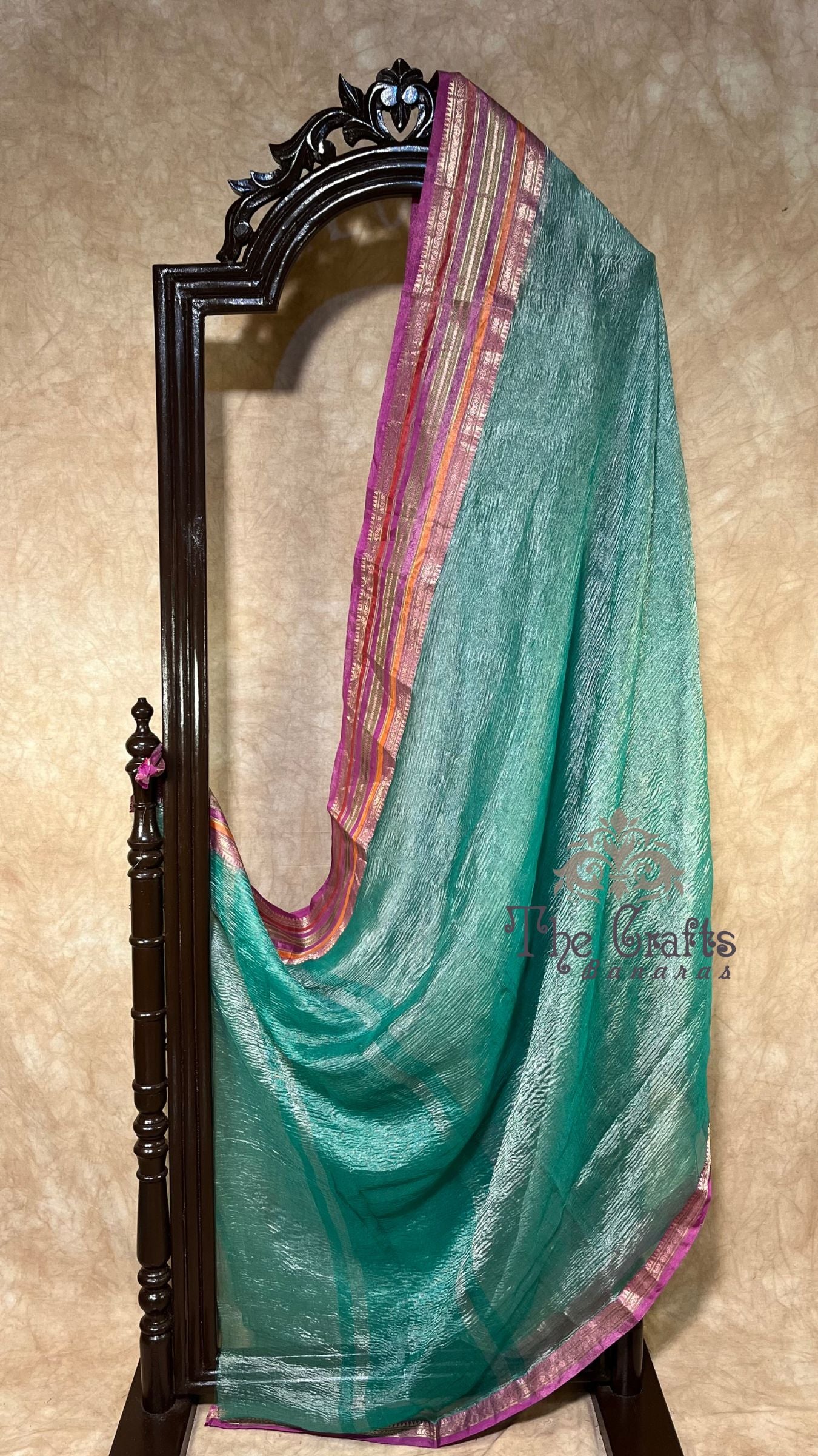 Pure Crush Tissue Silk Banarasi Saree