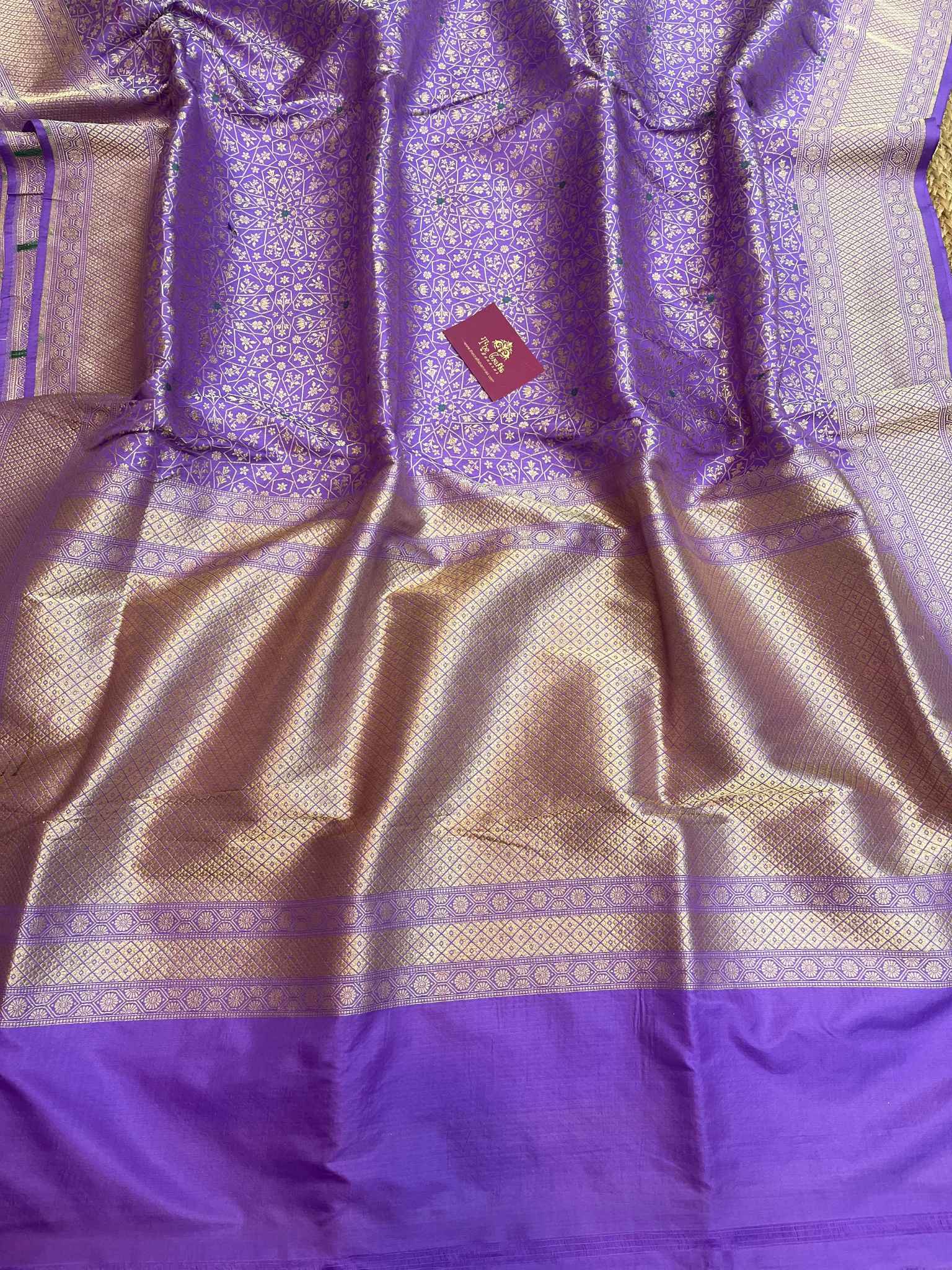 Pure Katan Silk Handloom Banarasi Saree - Tanchui Brocade Meena