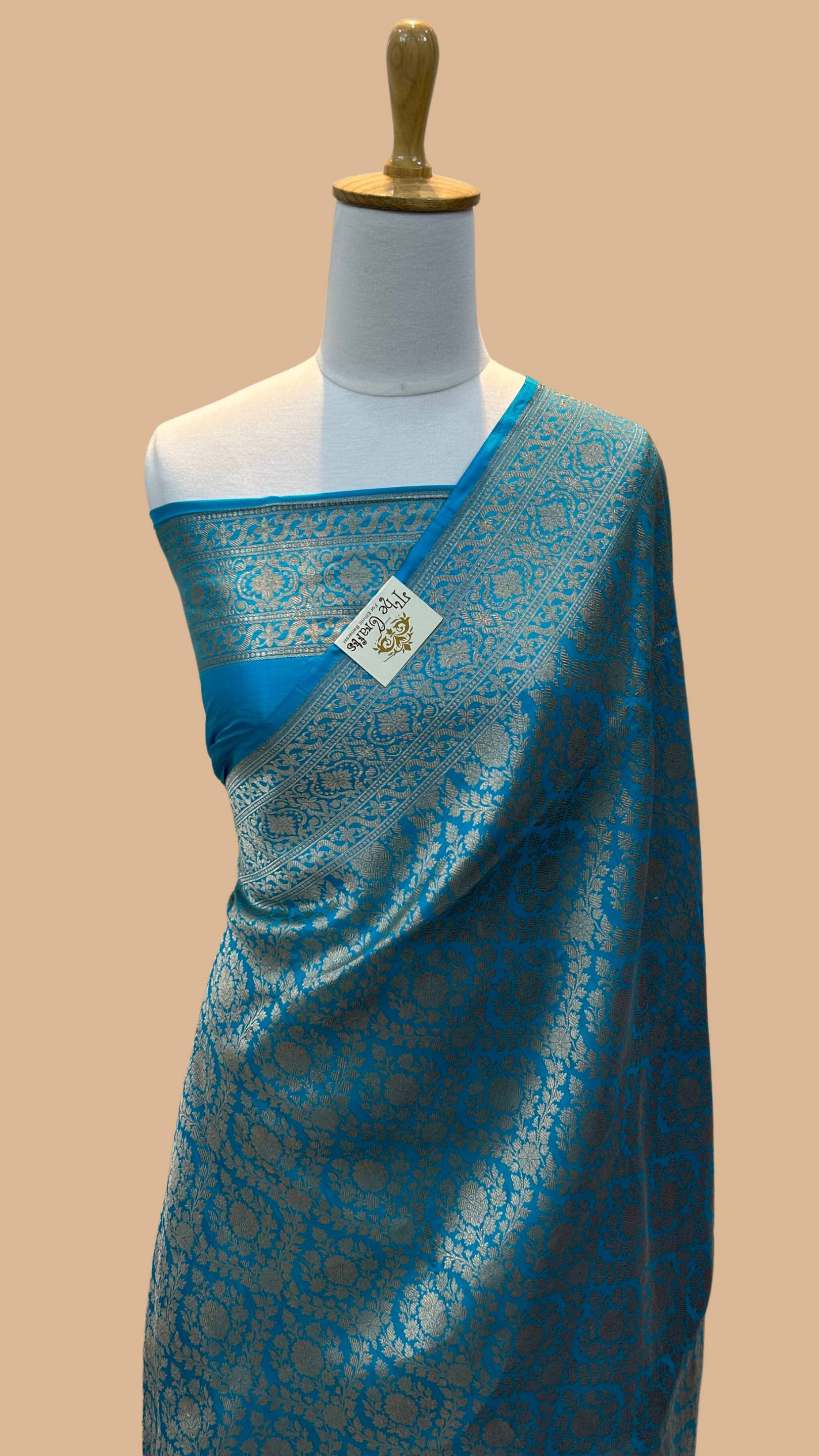 Pure Katan Silk Handloom Banarasi Saree - Tanchui Brocade