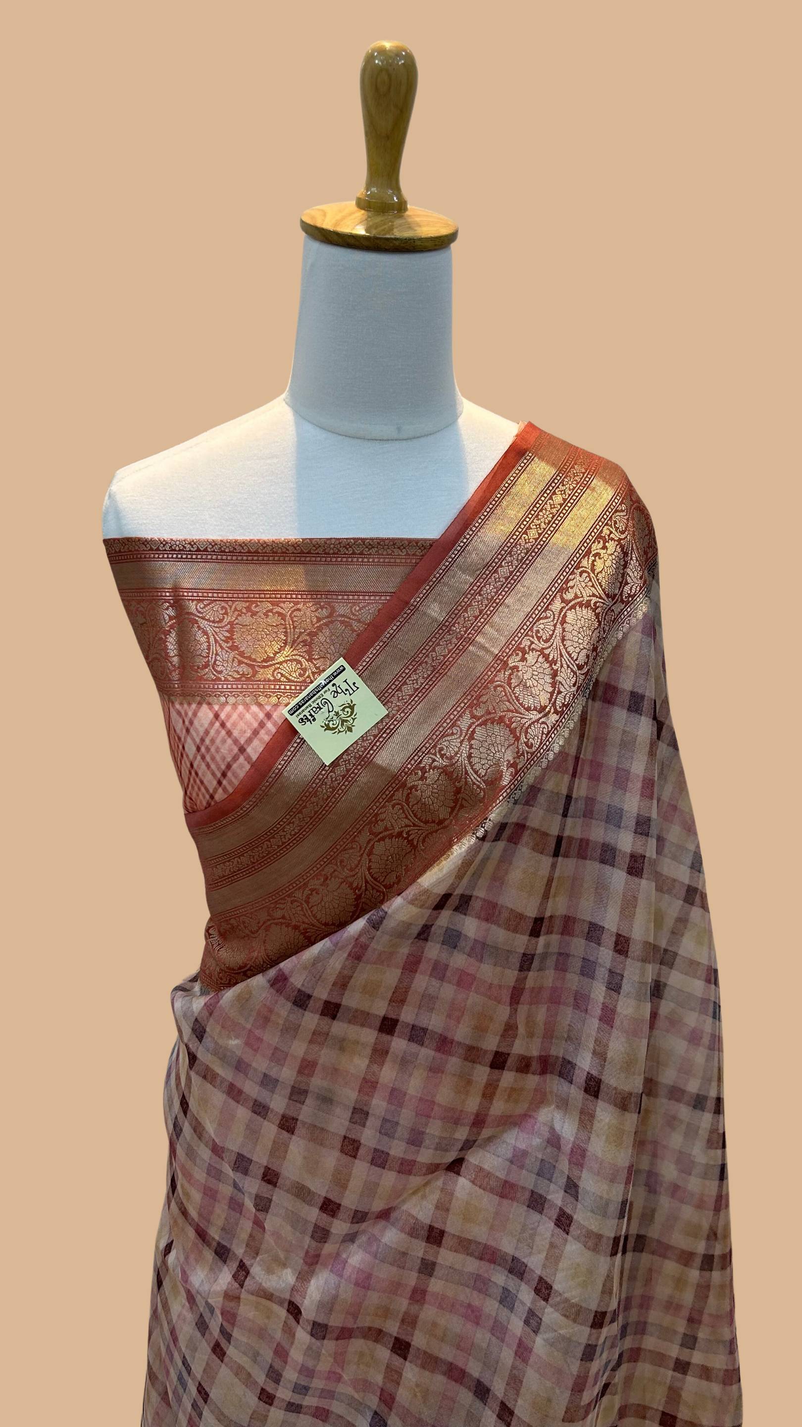 Pure Kora Silk Handloom Banarasi Saree