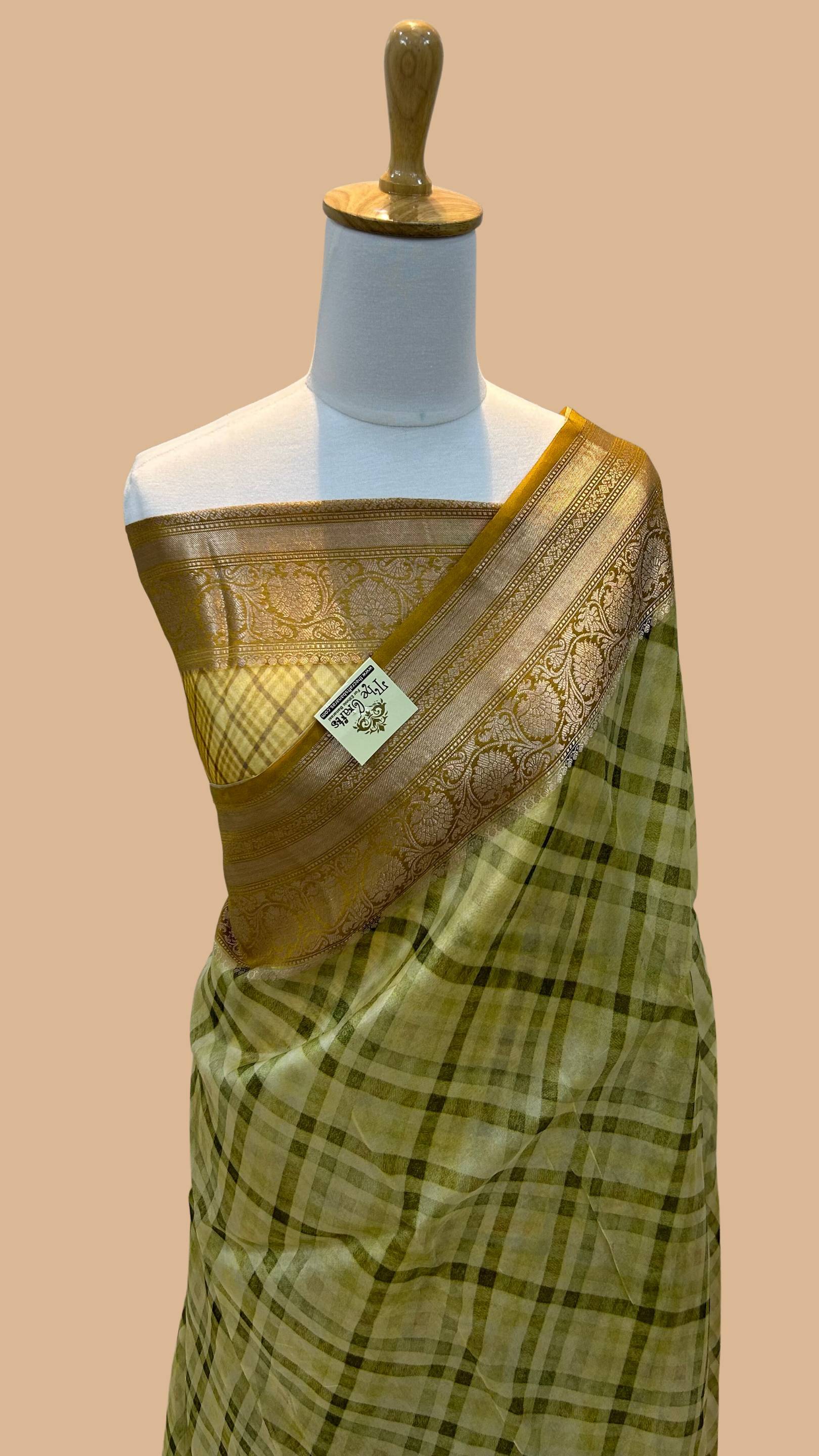 Pure Kora Silk Handloom Banarasi Saree