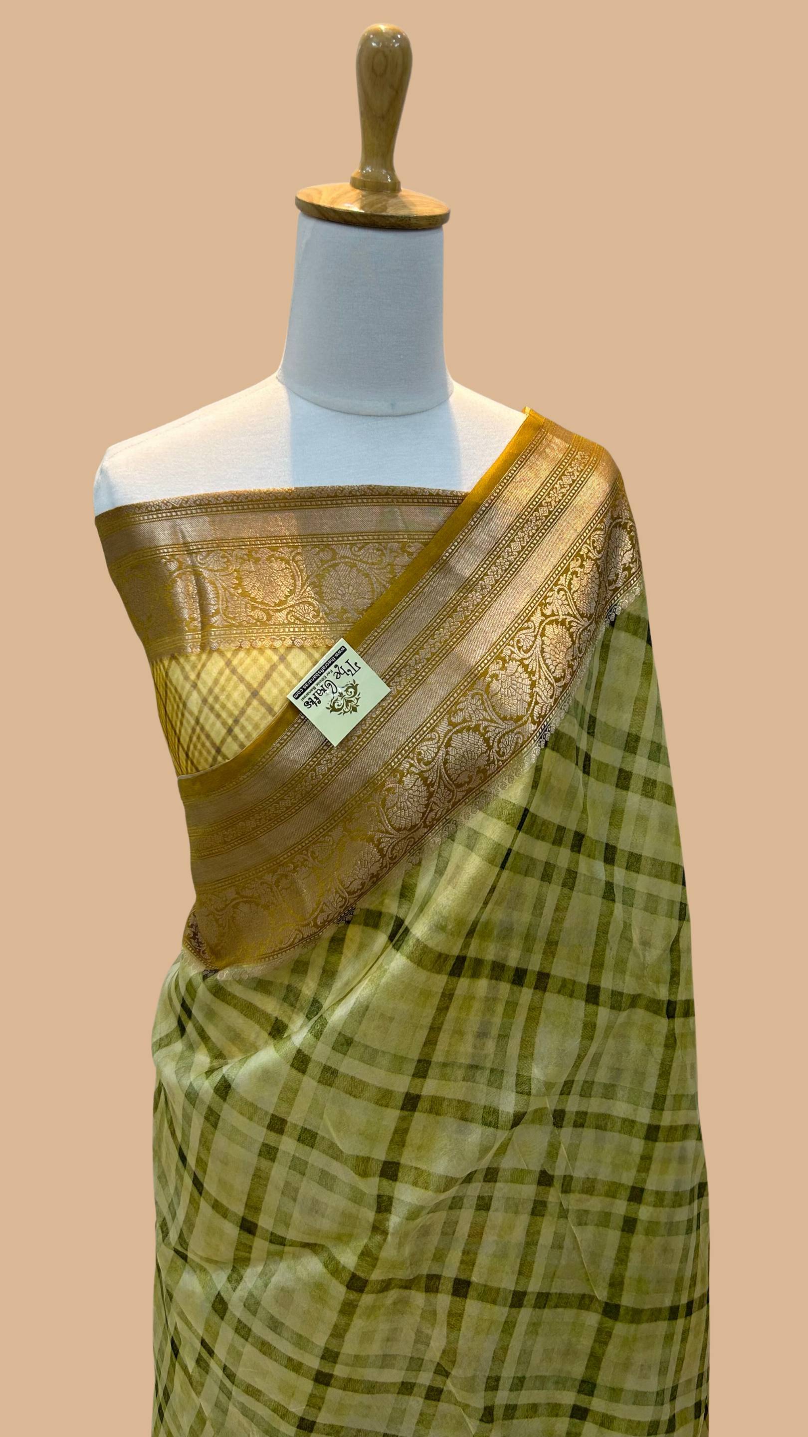 Pure Kora Silk Handloom Banarasi Saree