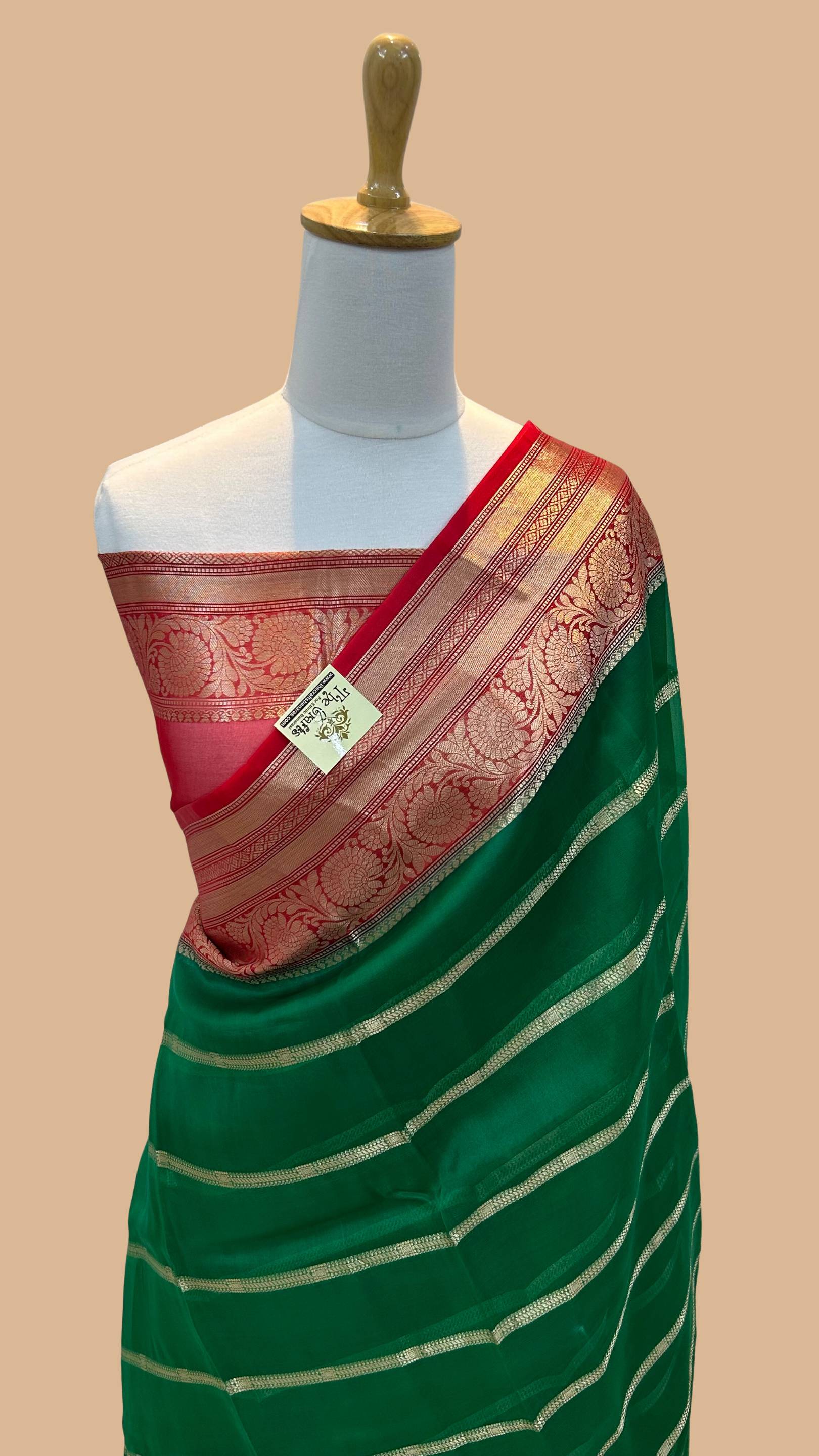 Pure Kora Silk Handloom Banarasi Saree