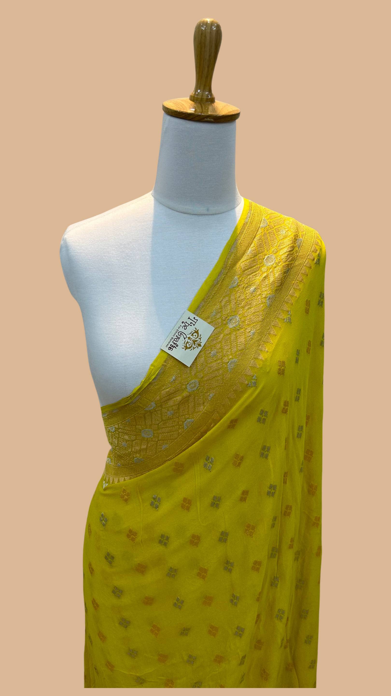 Khaddi Georgette Banarasi Saree - Sona Roopa