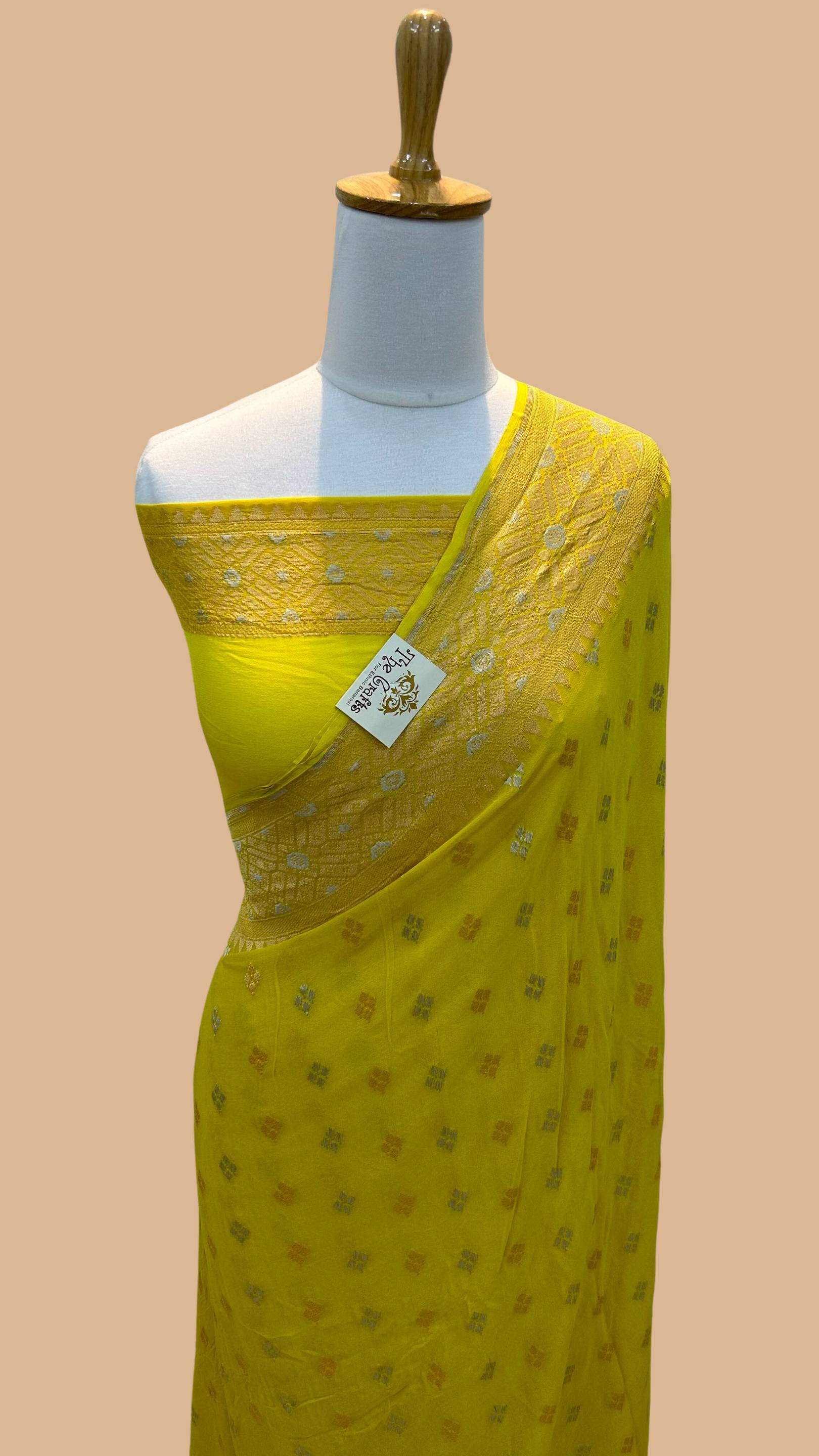 Khaddi Georgette Banarasi Saree - Sona Roopa