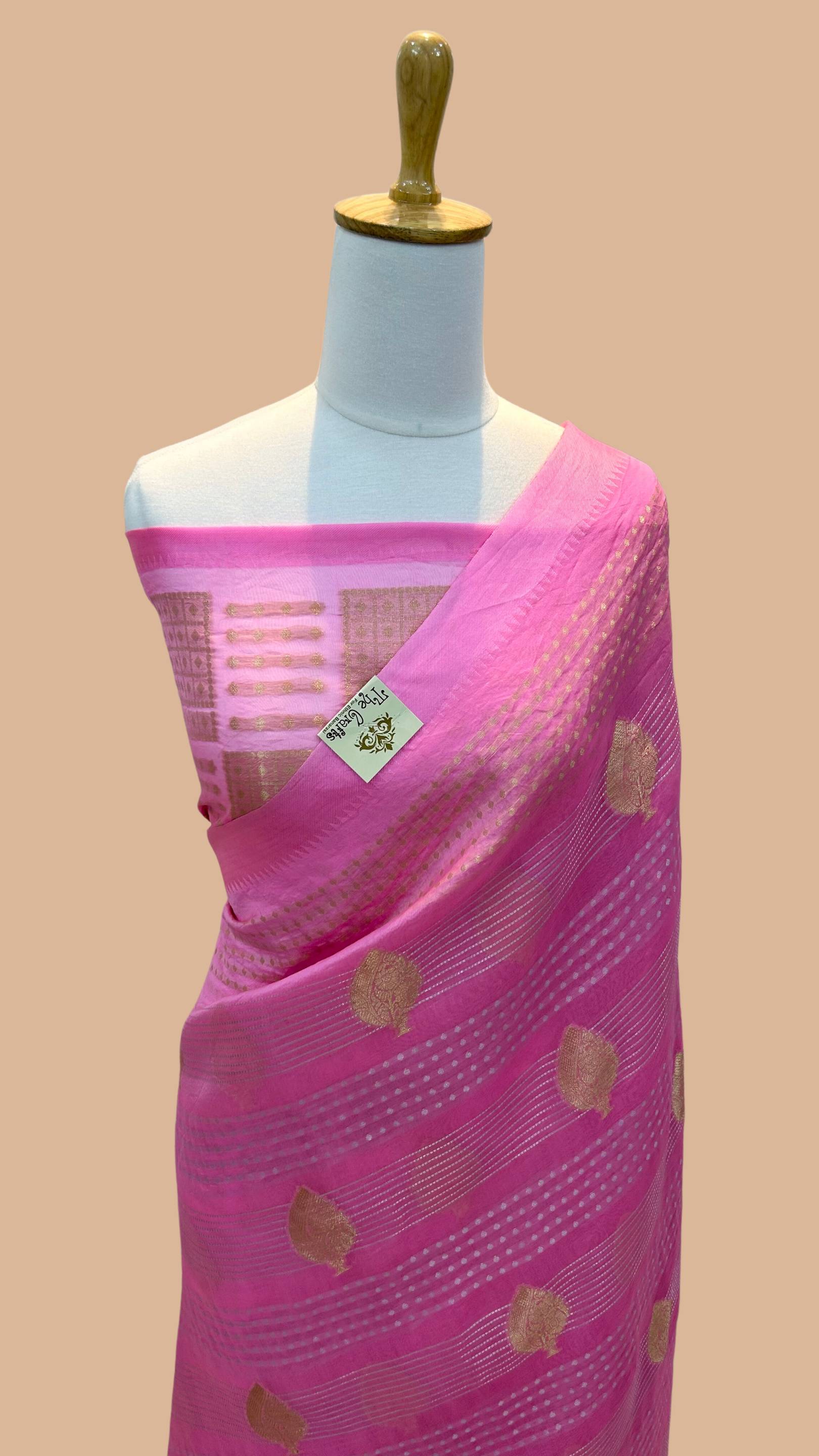 Pure Kora Silk Handloom Banarasi Saree