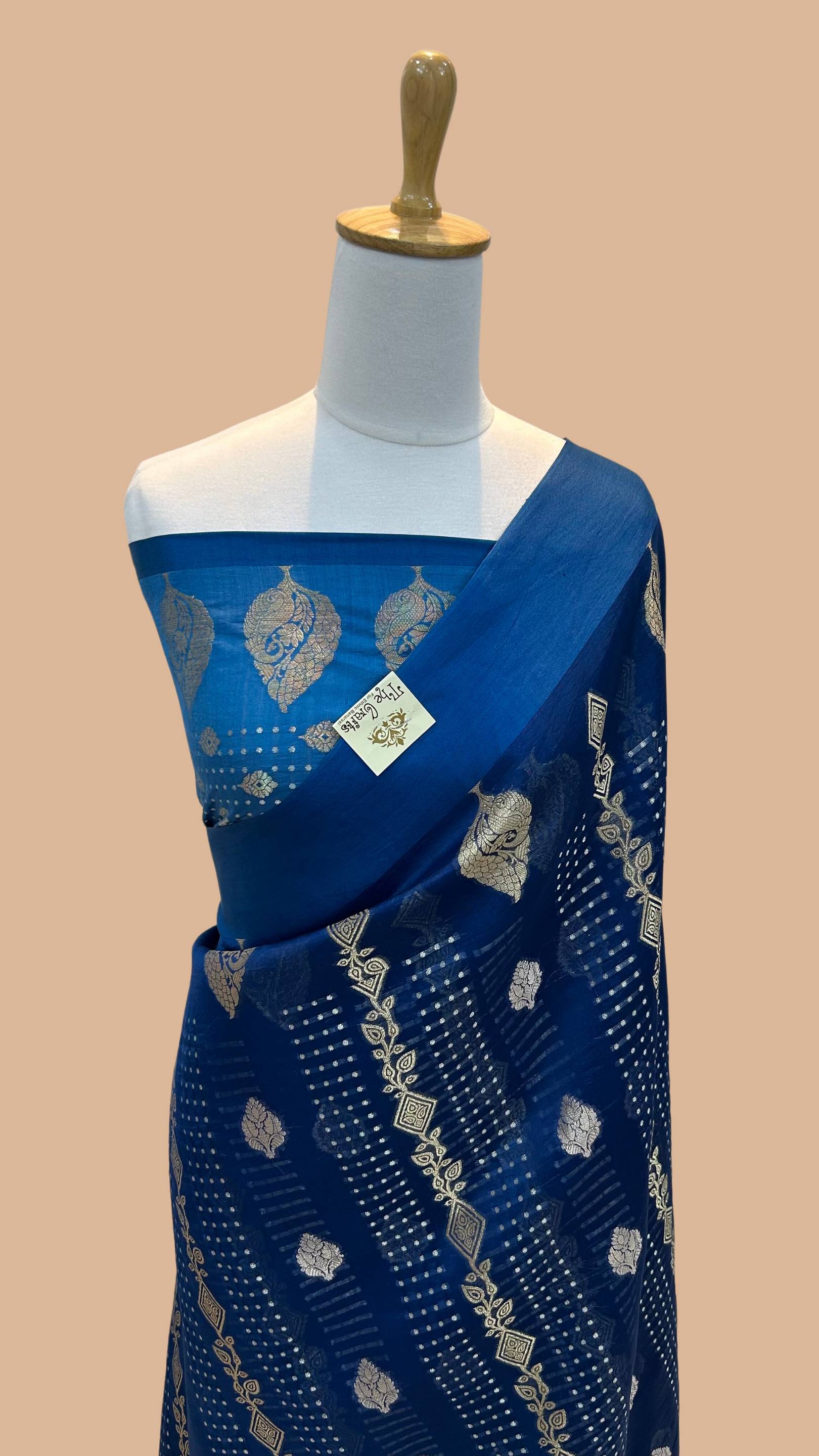 Pure Kora Silk Handloom Banarasi Saree