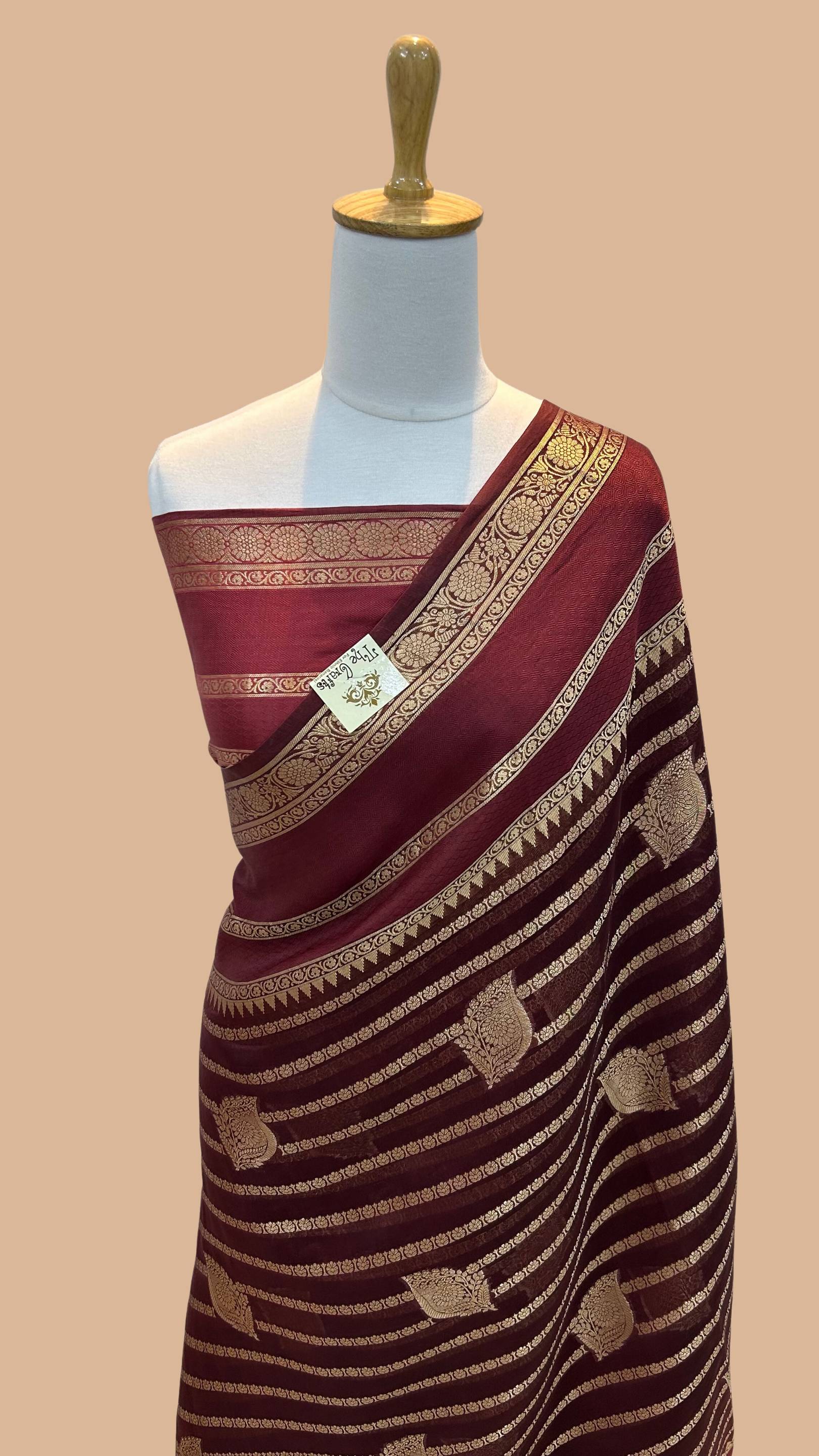 Pure Kora Silk Handloom Banarasi Saree