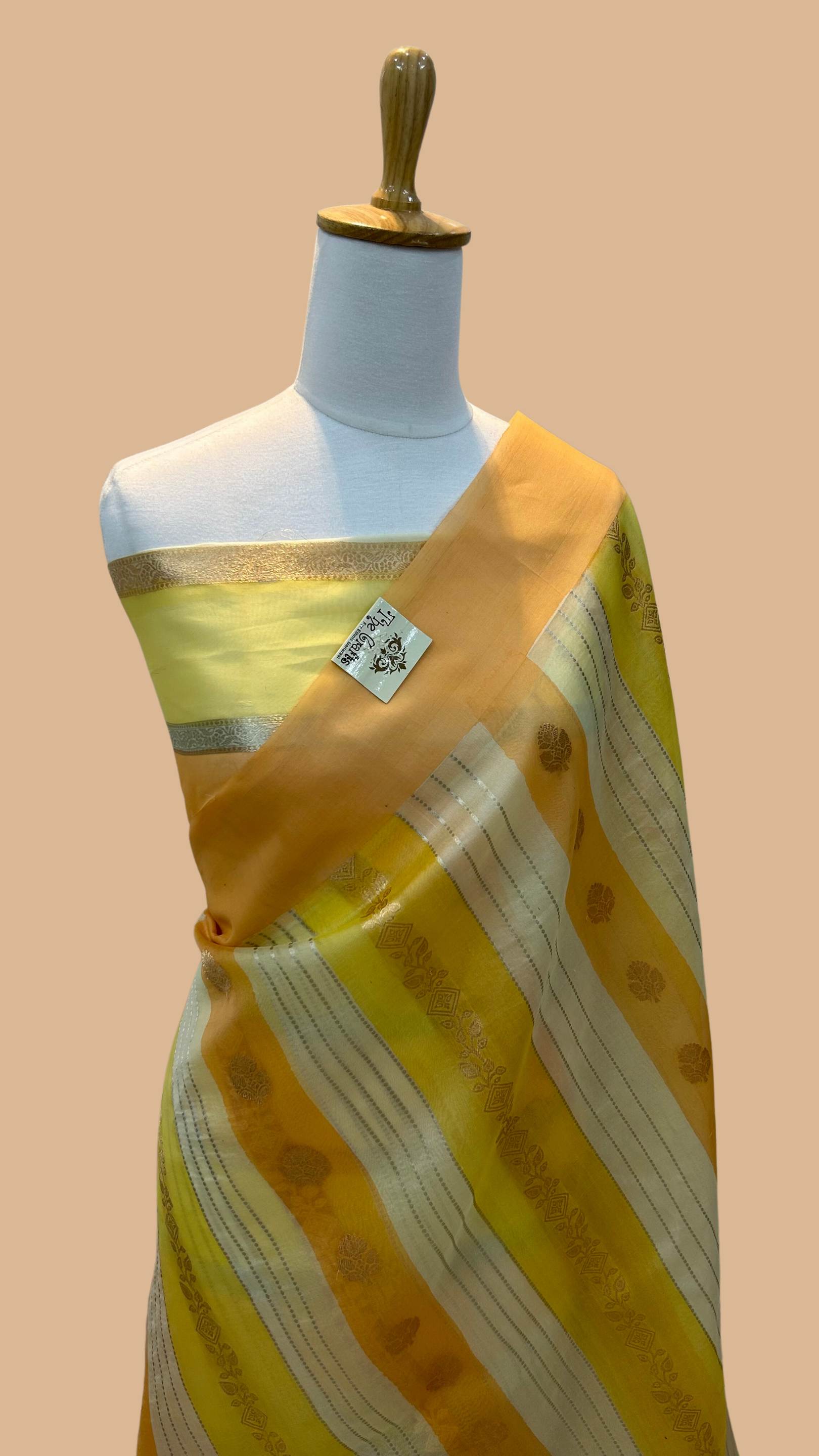 Pure Kora Silk Handloom Banarasi Saree