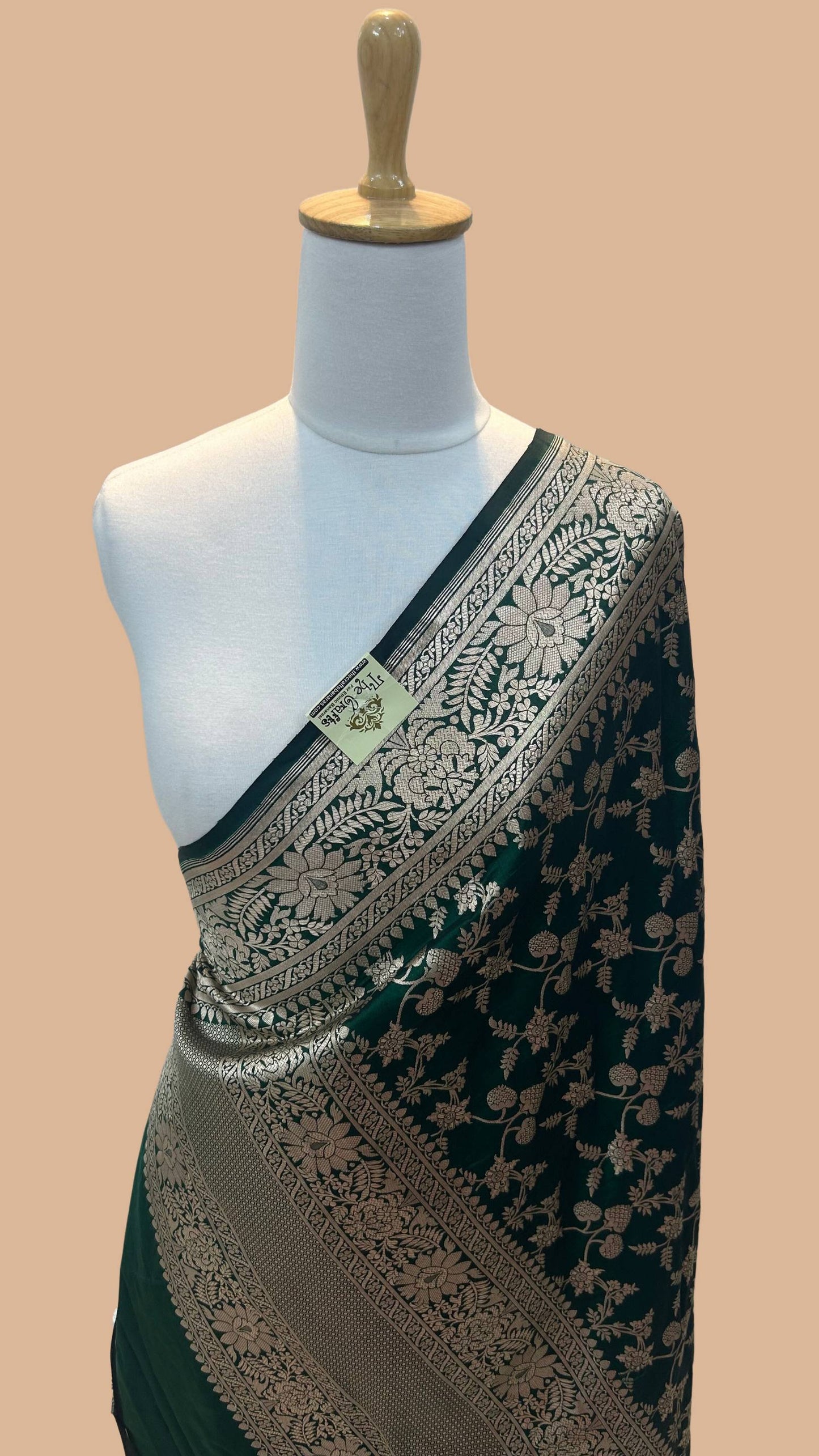 Pure Katan Silk Banarasi Handloom Dupatta