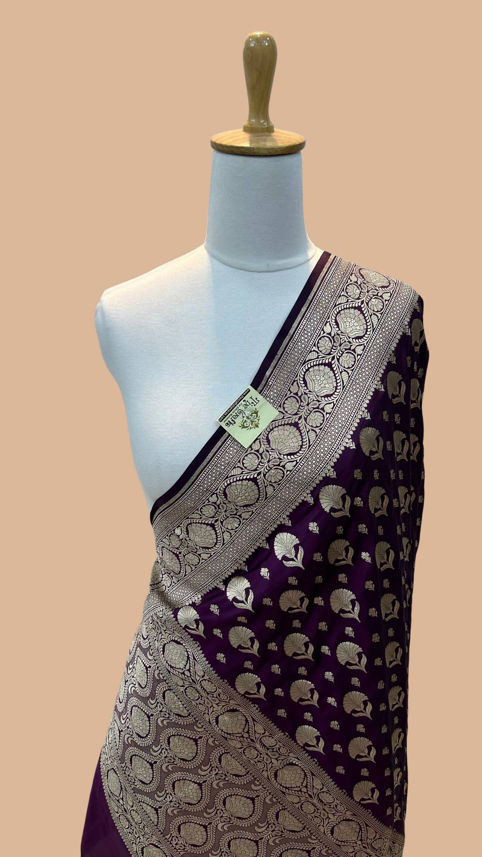 Pure Katan Silk Banarasi Handloom Dupatta