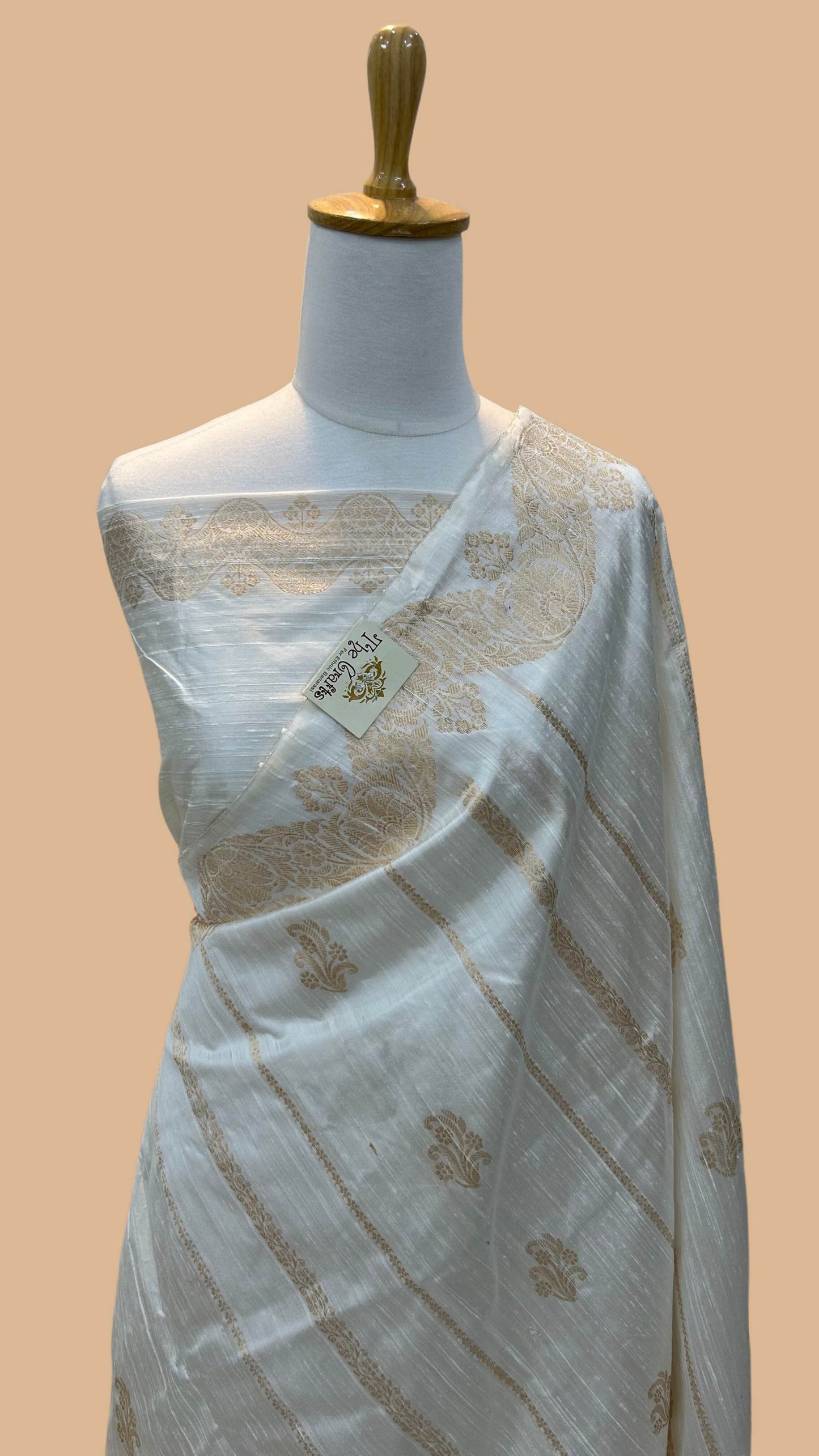 Pure Raw Silk Handloom Banarasi Saree